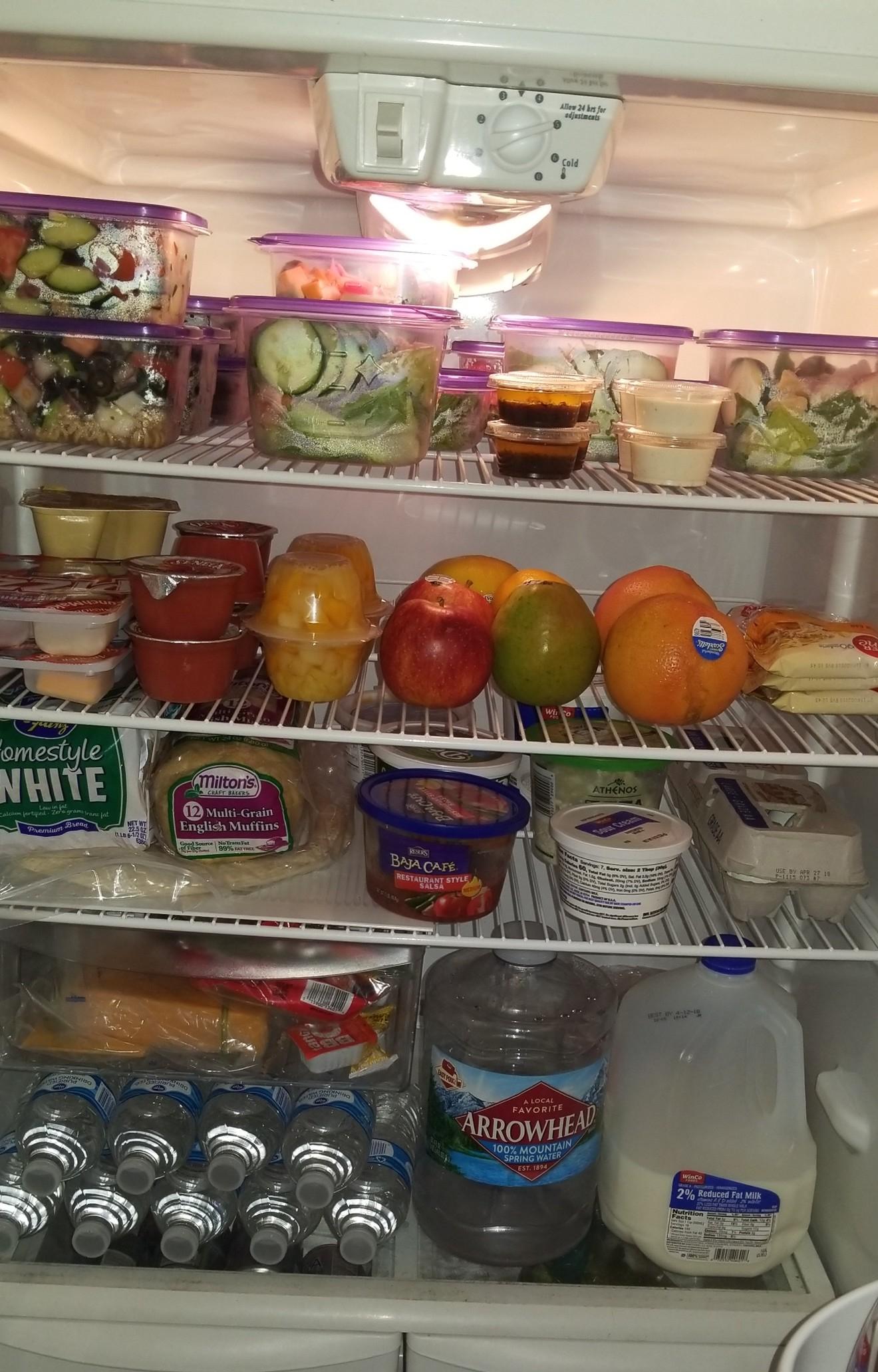 my fridge after yesterday's meal prep. r/MealPrepSunday