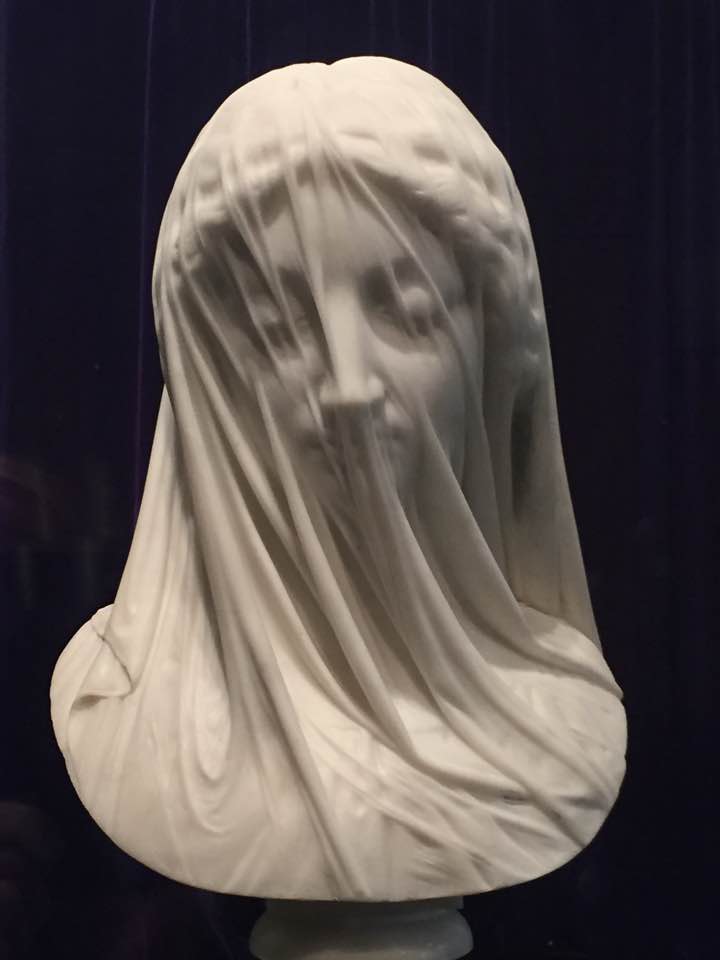 The Veiled Virgin, Giovanni Strazza, Marble, 1850 [720x960] r/ArtPorn