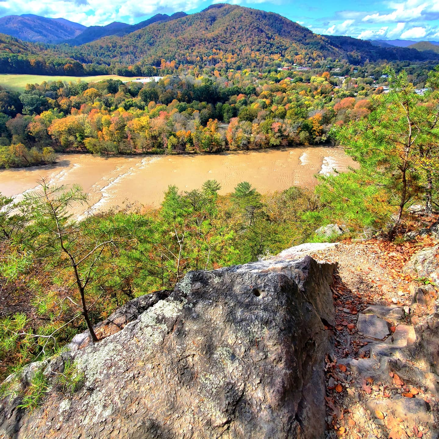 October in Hot Springs, North Carolina as seen from the Appalachian