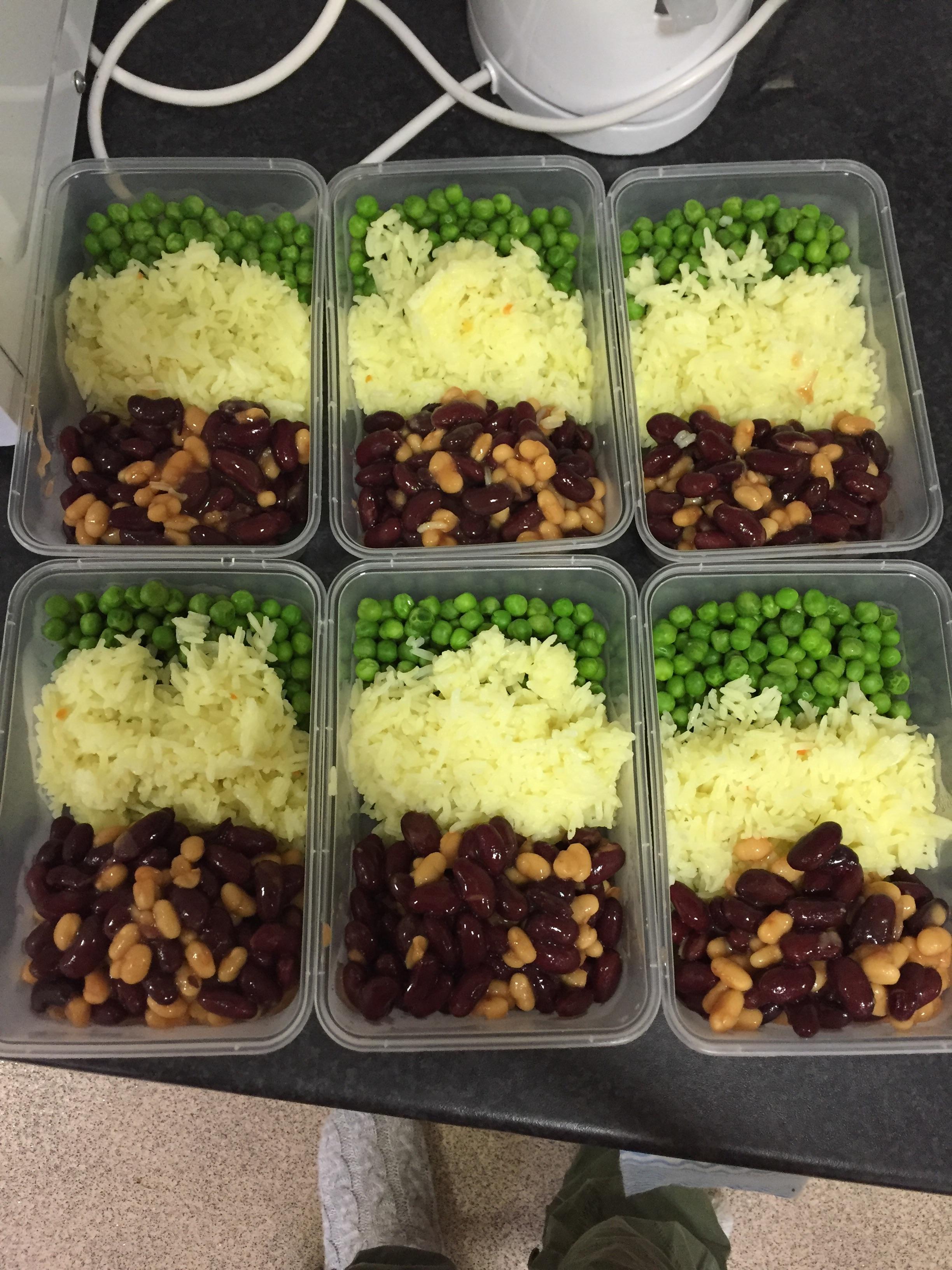 Meal prepped for the next three days! r/veganfitness