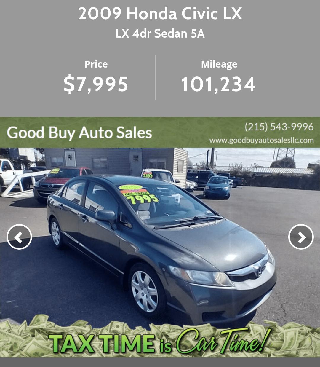 I need a car that is under 8k and reliable. Is this a good deal? r