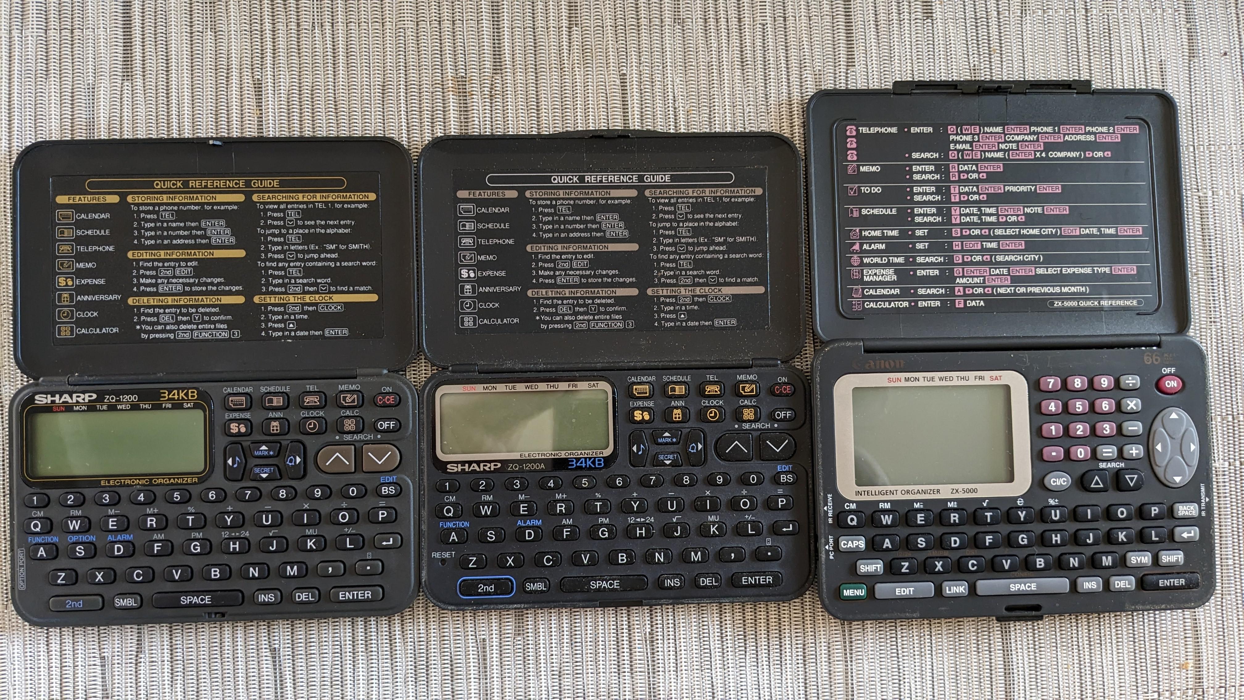 Electronic Organizers r/nostalgia