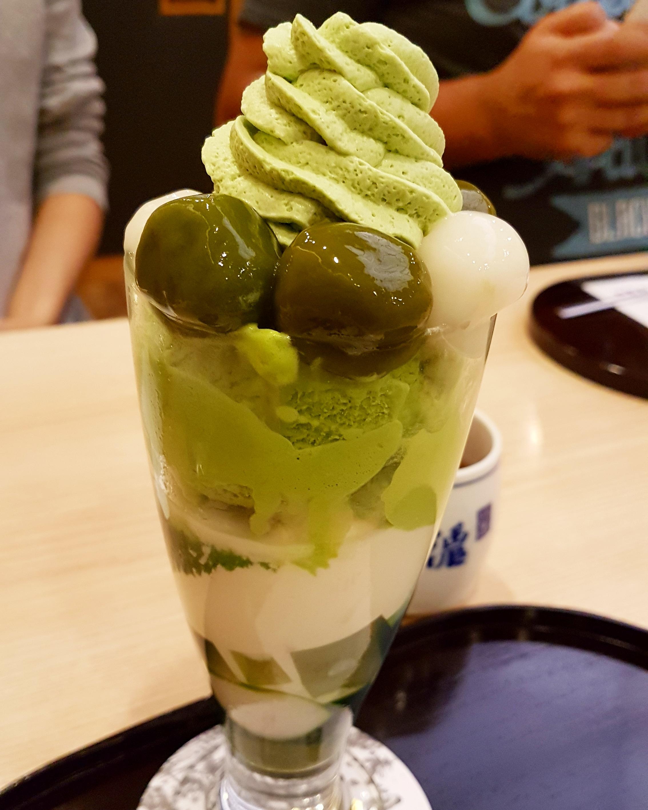 Matcha Parfait from Tsujiri Tea House in Gion, Kyoto r/JapaneseFood