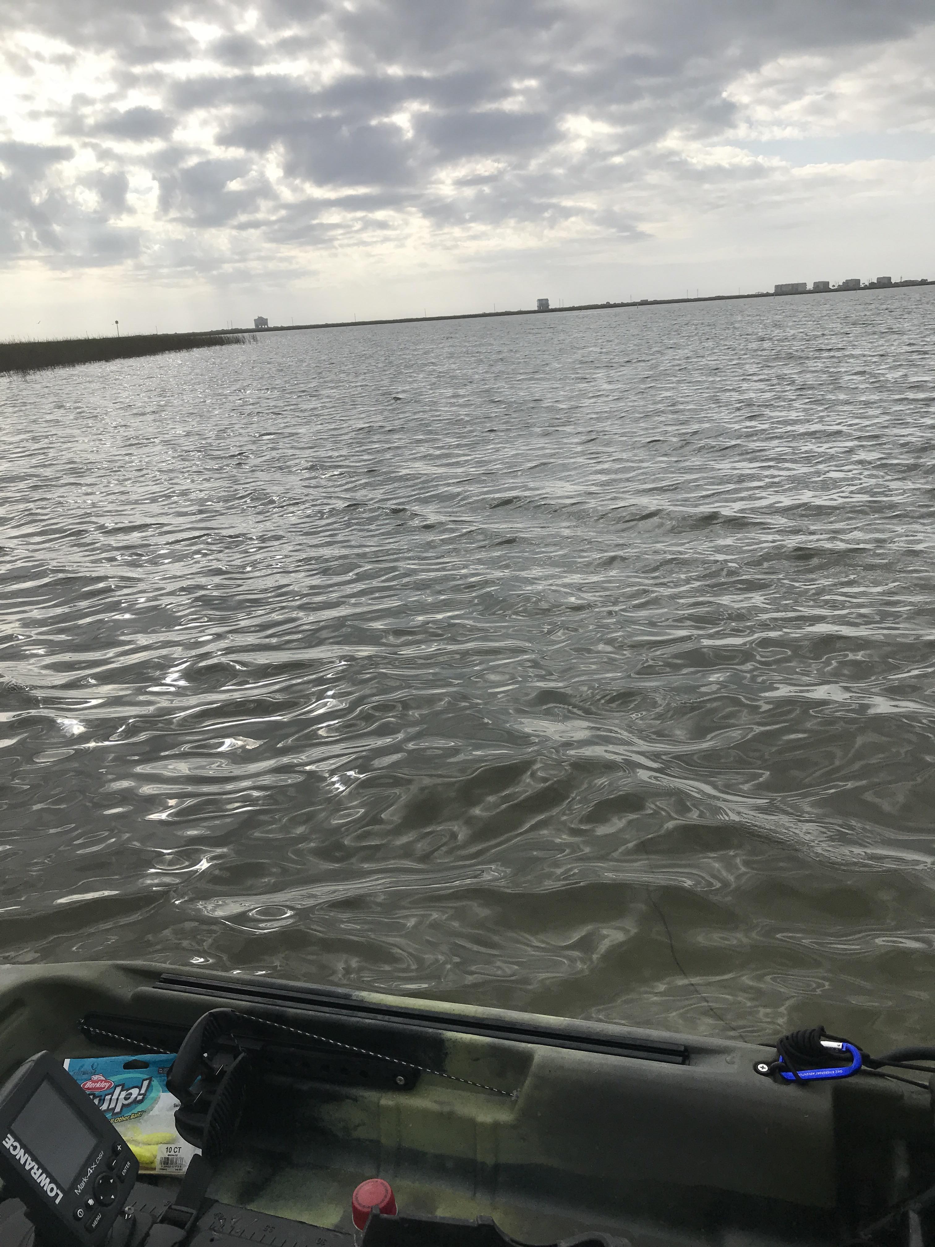First saltwater trip! Christmas bay, Tx r/kayakfishing