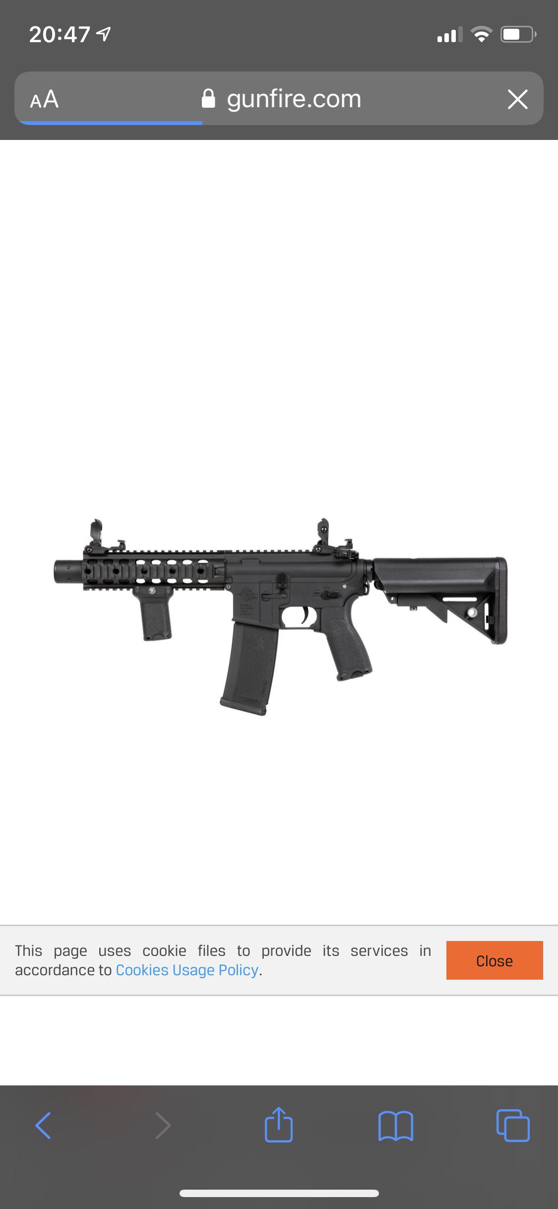 Specna Arms SAE05. Just picked this up a few days ago and want to
