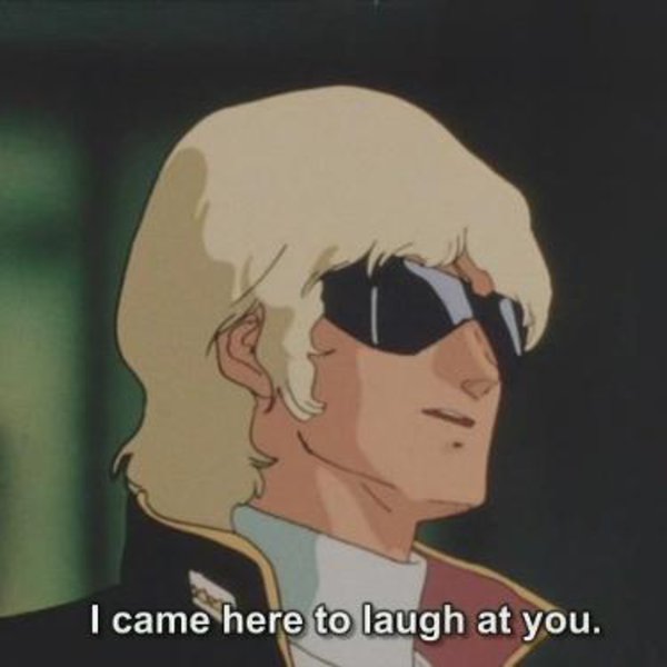 Char Azn... I mean Quattro Bajeena laughing at my spins again... for
