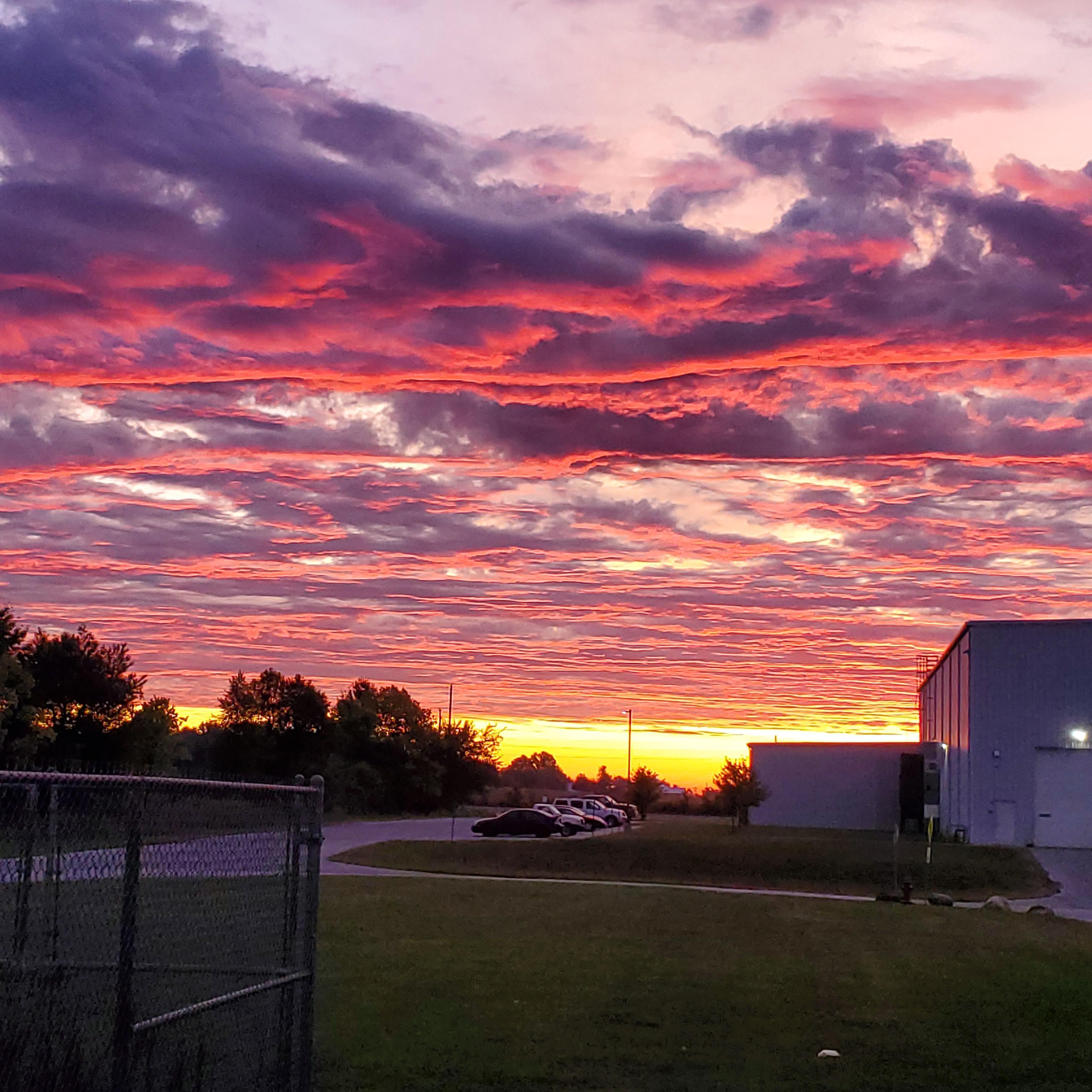 Franklin Indiana.Sun just rising.. r/Indiana