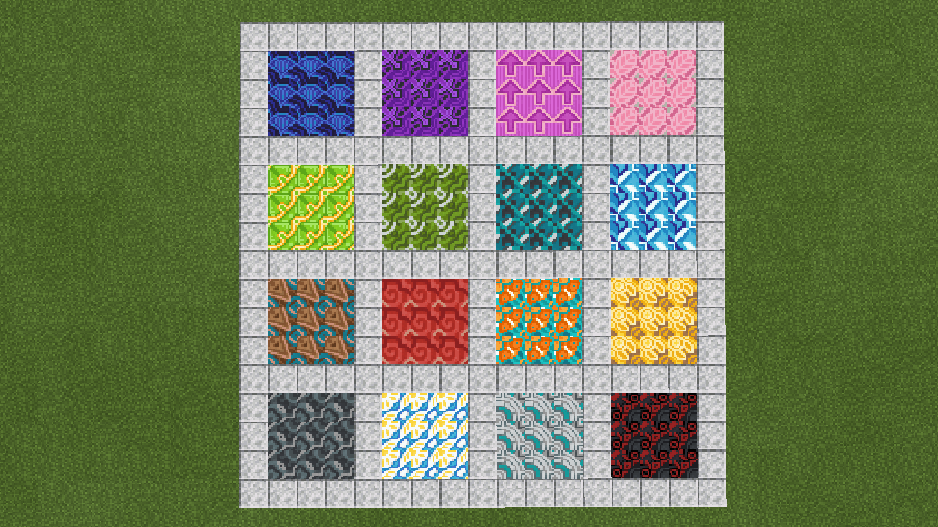 Which block is the hardest to use when making a pattern or design? r