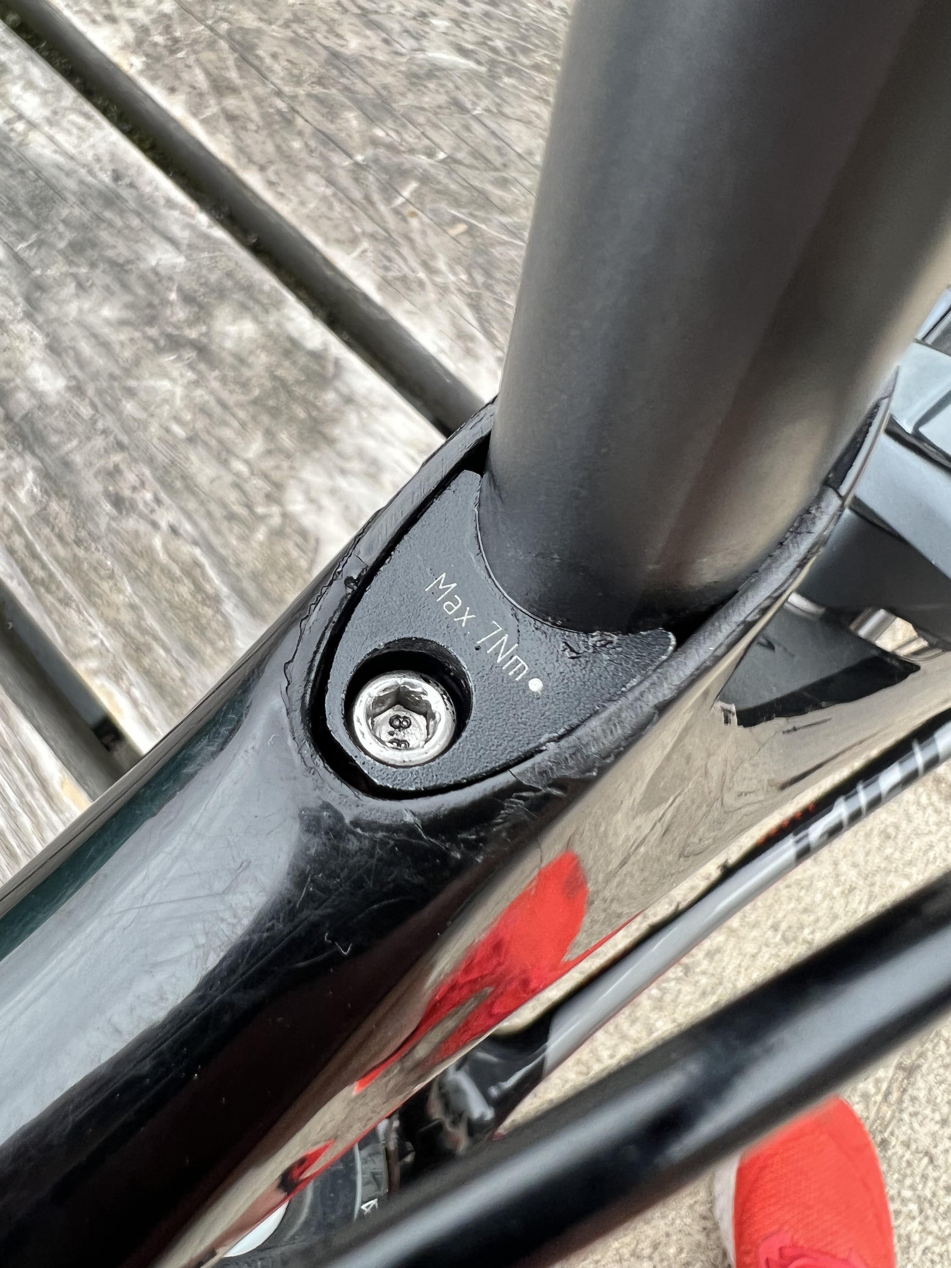 Giant TCR 2018 owner here. Is it safe to torque this bolt to 6nm? I had