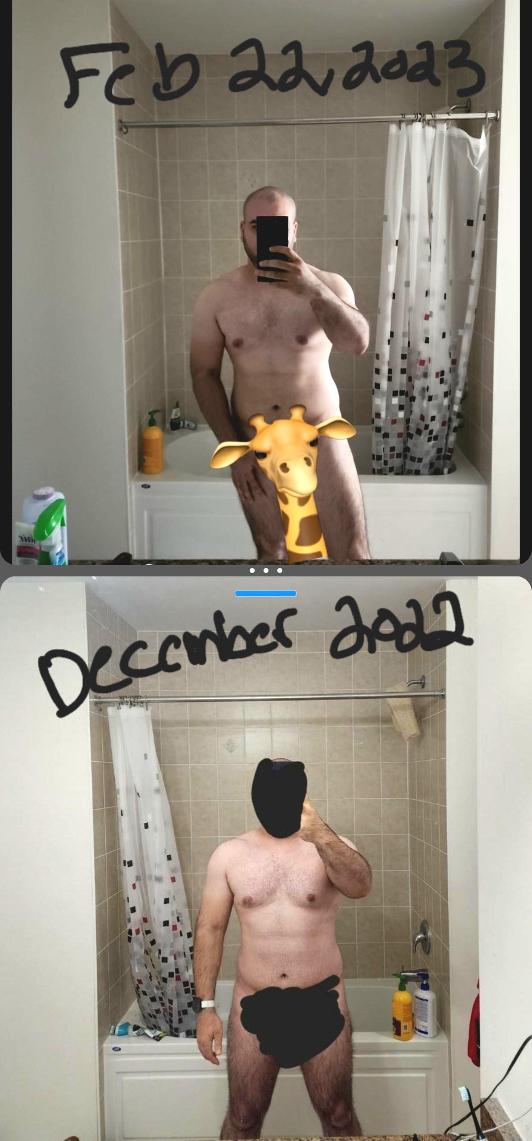 M/28/5'8" [204lb>198lb=6lb weight loss progress]. do you see a