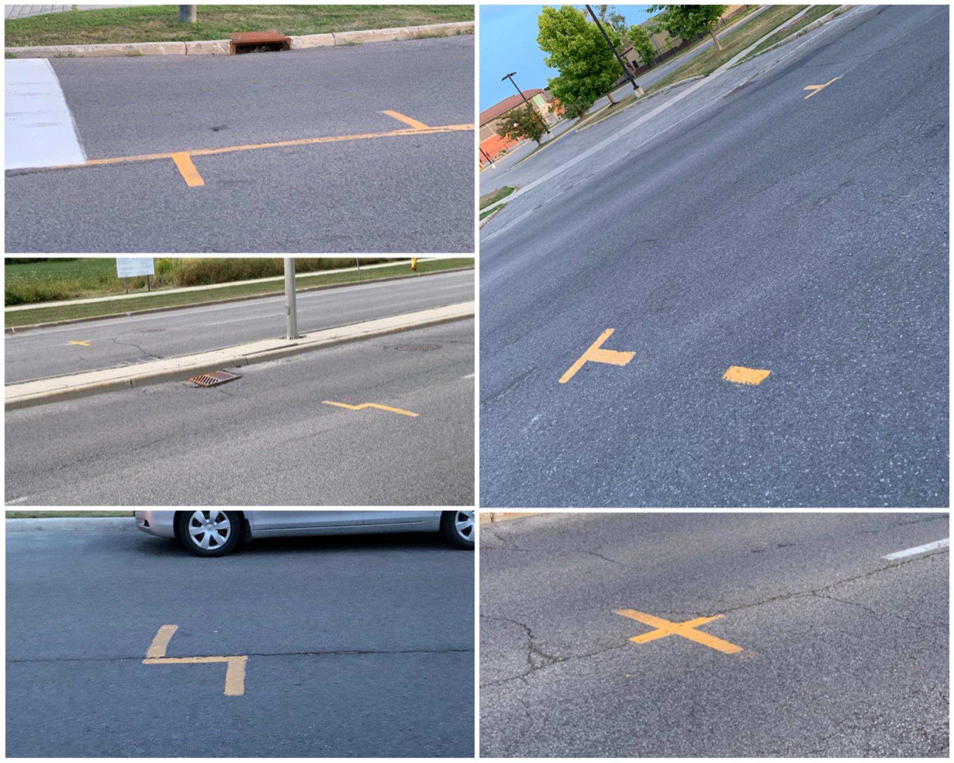 What do these pavement markings mean? I scoured the MTO website and