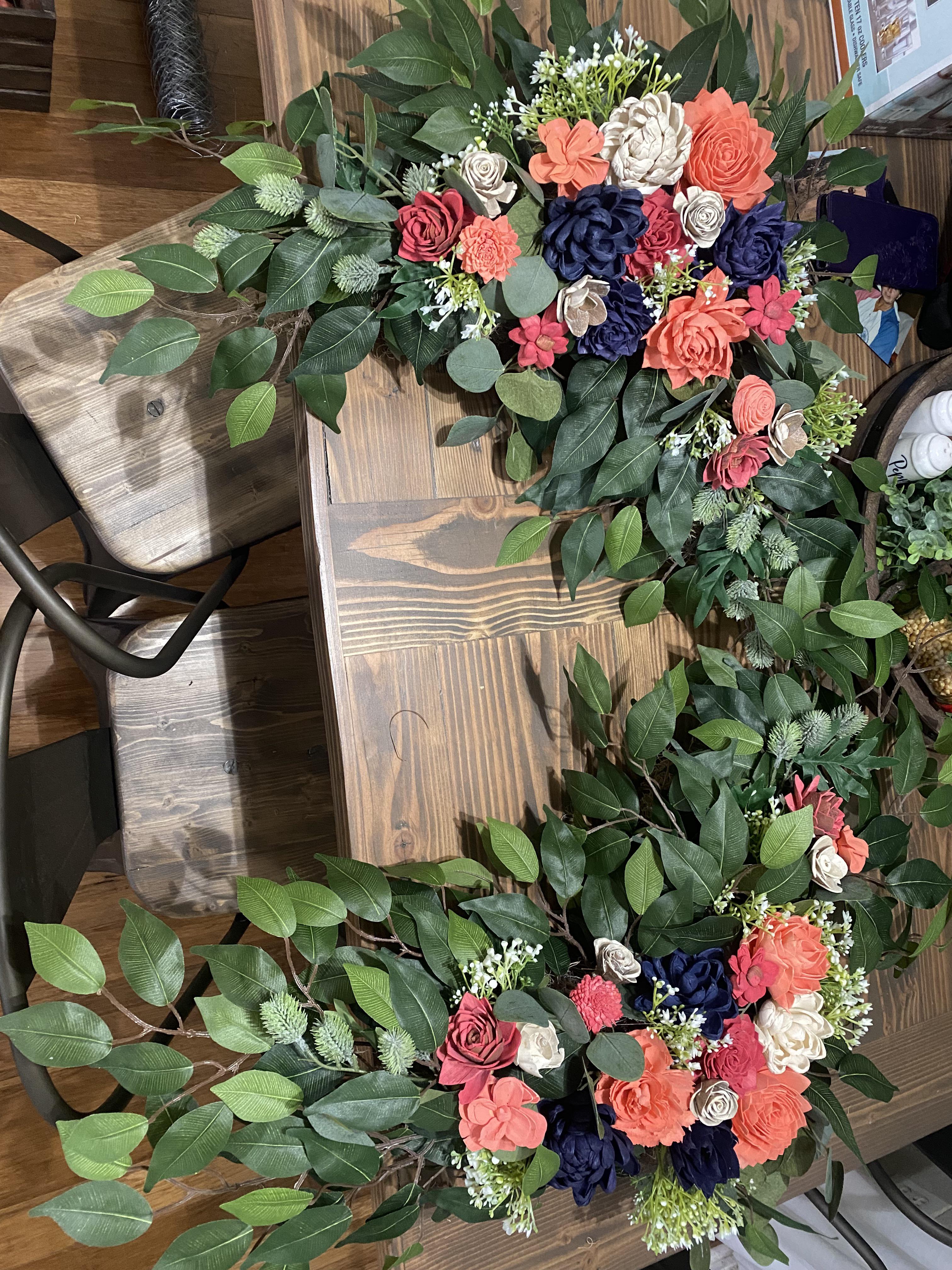 My Grandma Helped Me Make My Sola Wood Flower Arches 😍 9 days to go! 🤞🏾