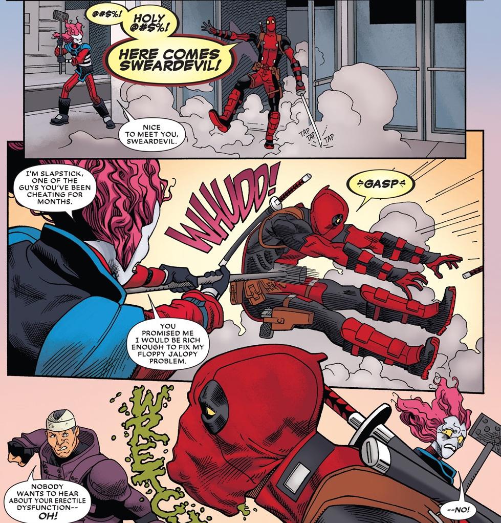 Finally, a good joke from Deadpool v4 17 r/Marvel