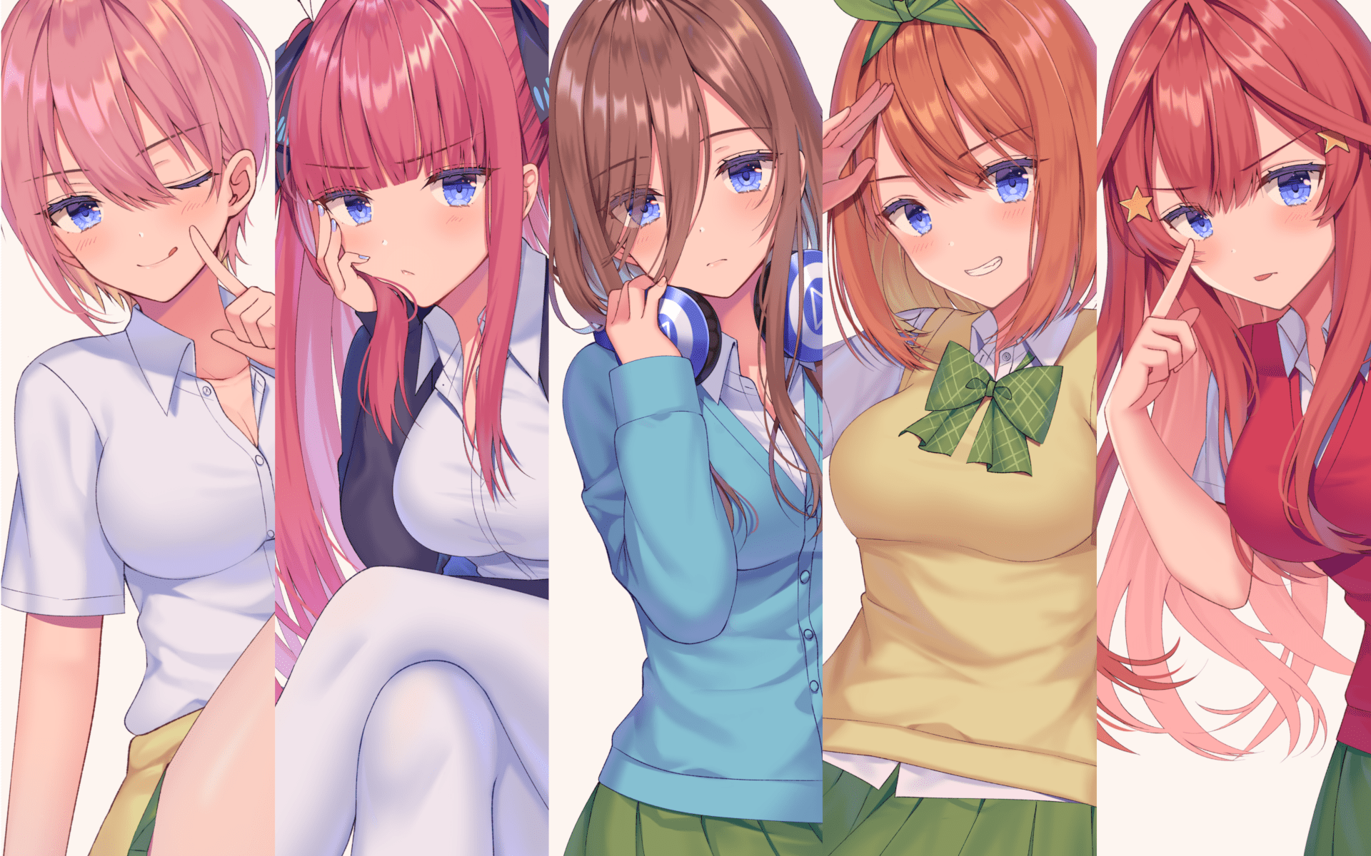 The Quintessential Quintuplets [1920x1200] r/Animewallpaper