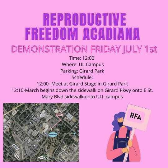 March today at UL r/Acadiana