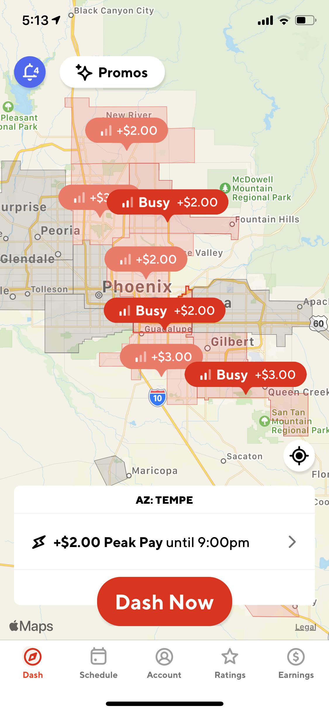 *Rains in Arizona* r/doordash