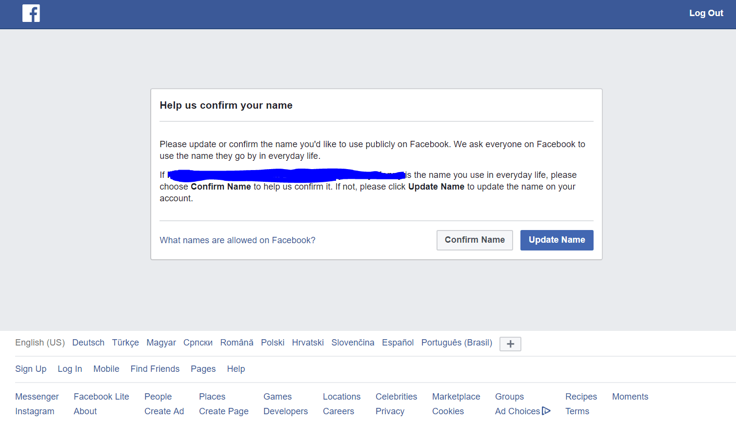 Recover your Facebook account if you can't log in.
