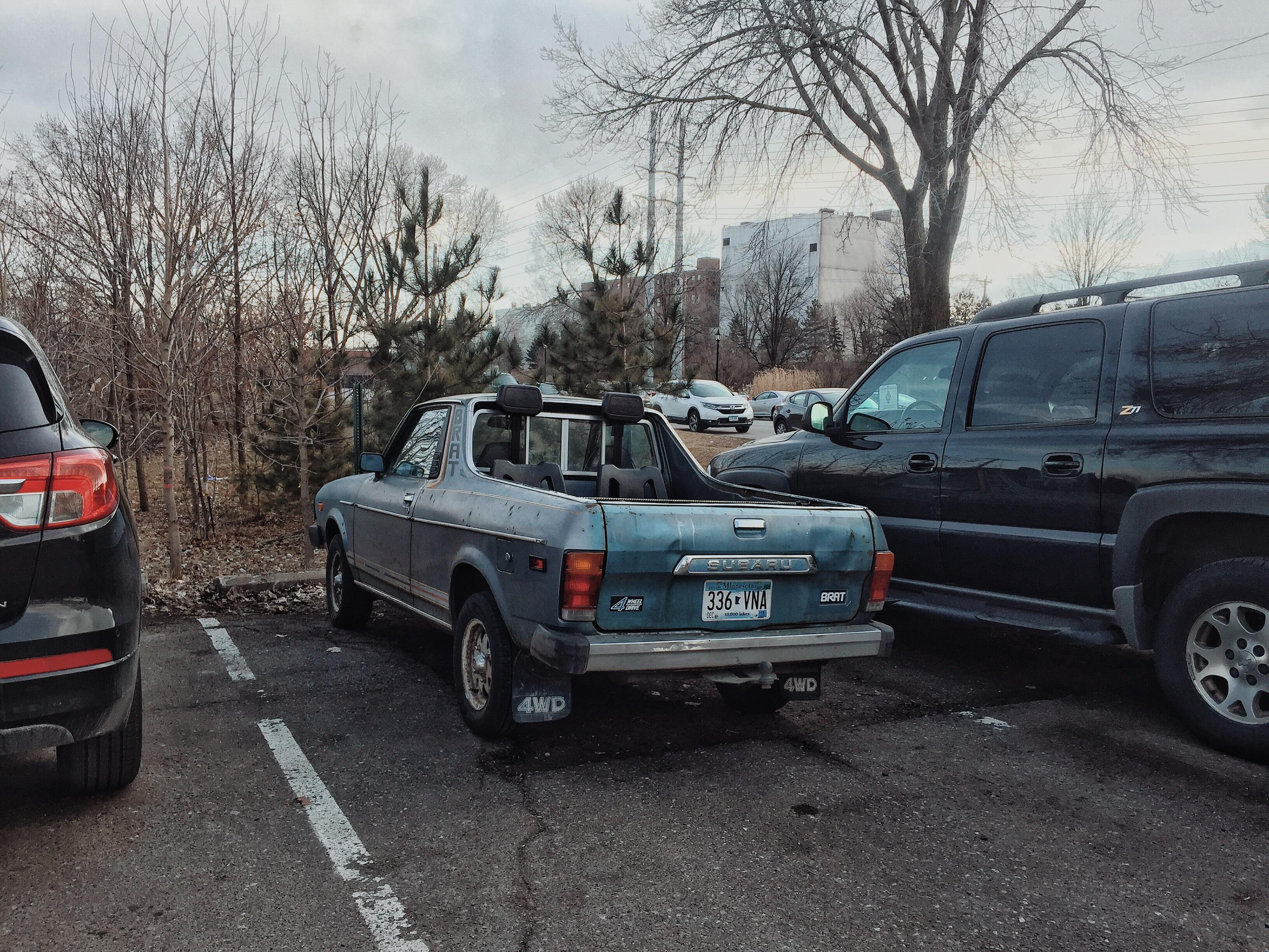 Saw a Subaru Brat IRL and it’s tiny! Autos