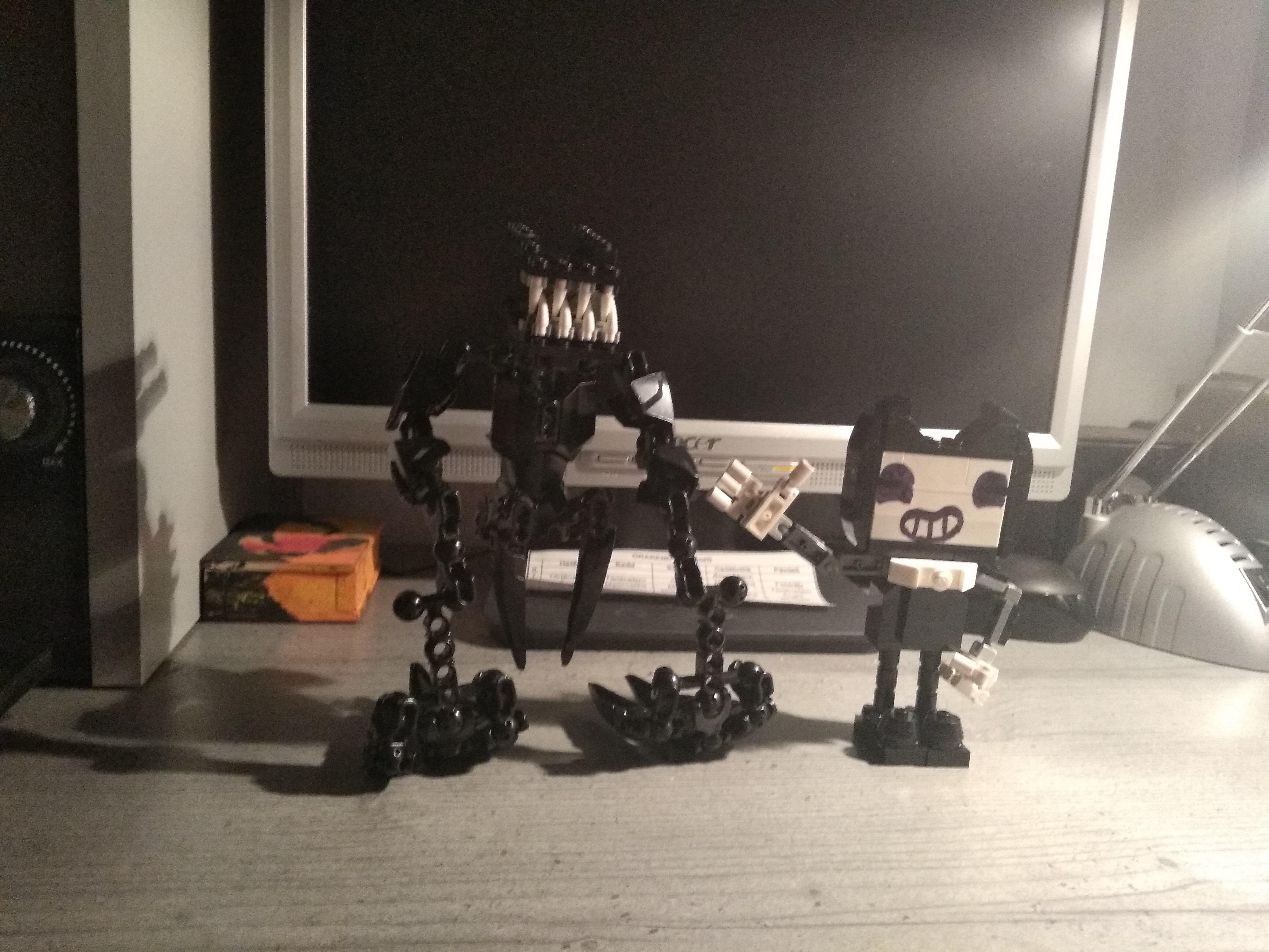 Lego Bendy and Beast Bendy (Bendy15cm, Beast Bendy20cm