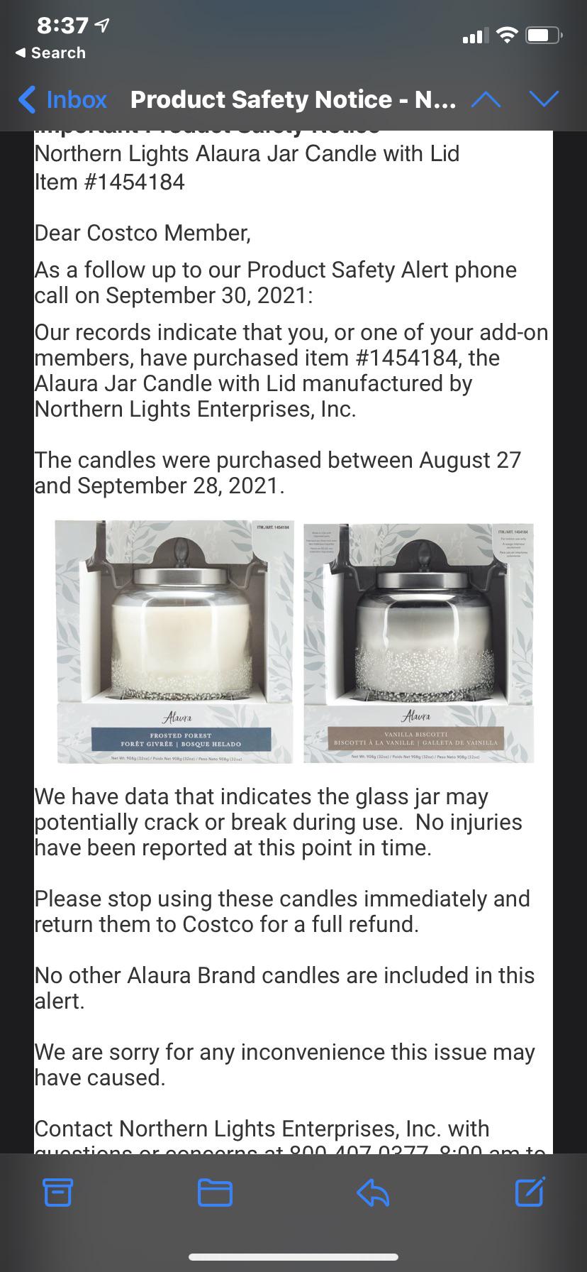 Northern lights candles?? r/Costco