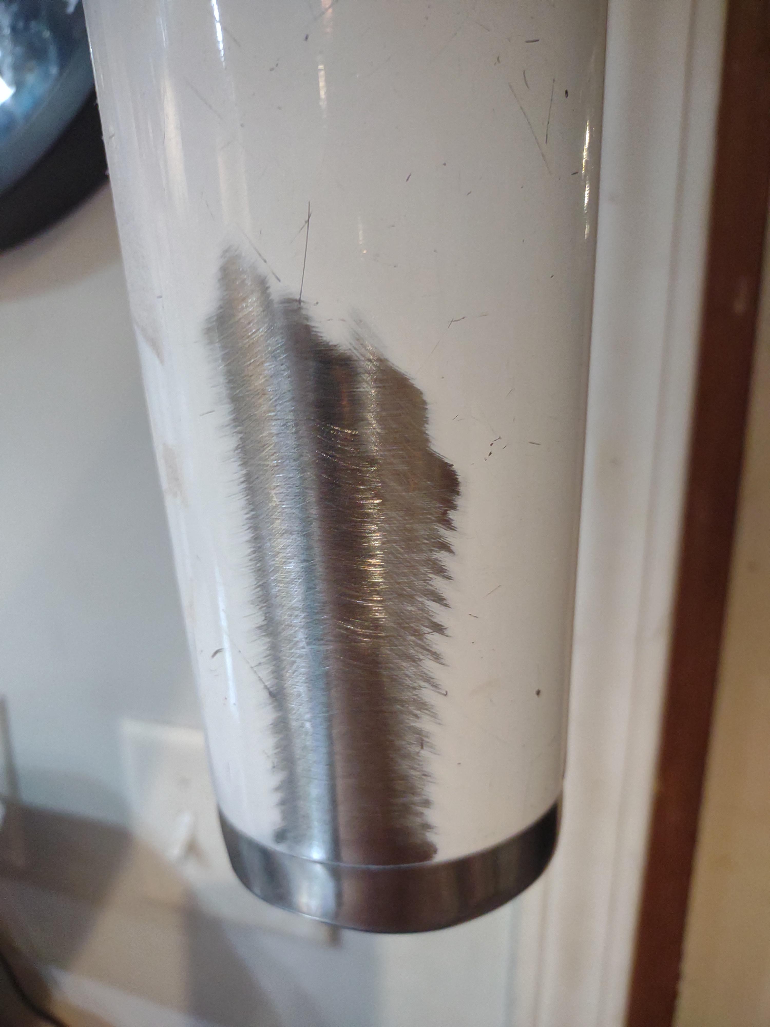 Does 80grit sandpaper work on stainless steel to allow you to paint