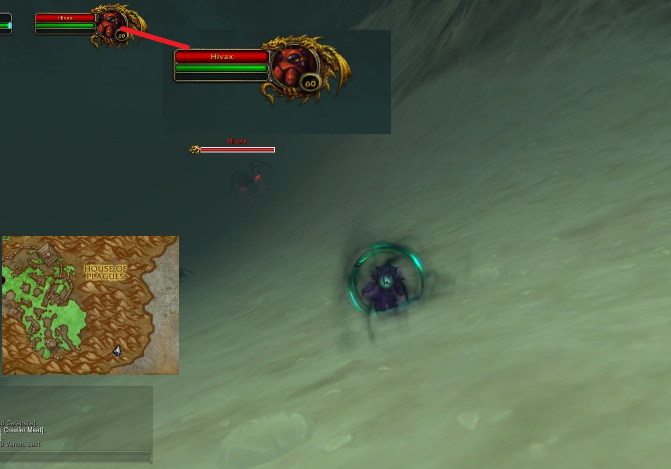 I found a weird spider pit behind the house of plagues r/wow