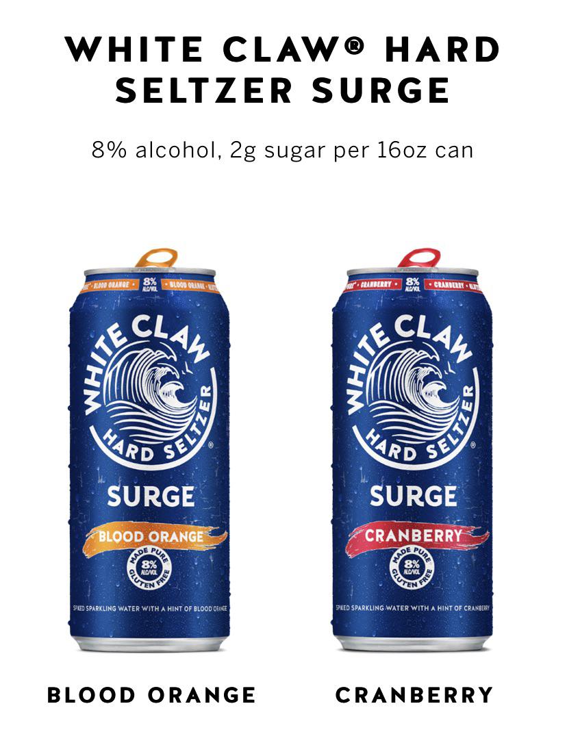 New 8 White Claw Surge 16oz r/ketodrunk
