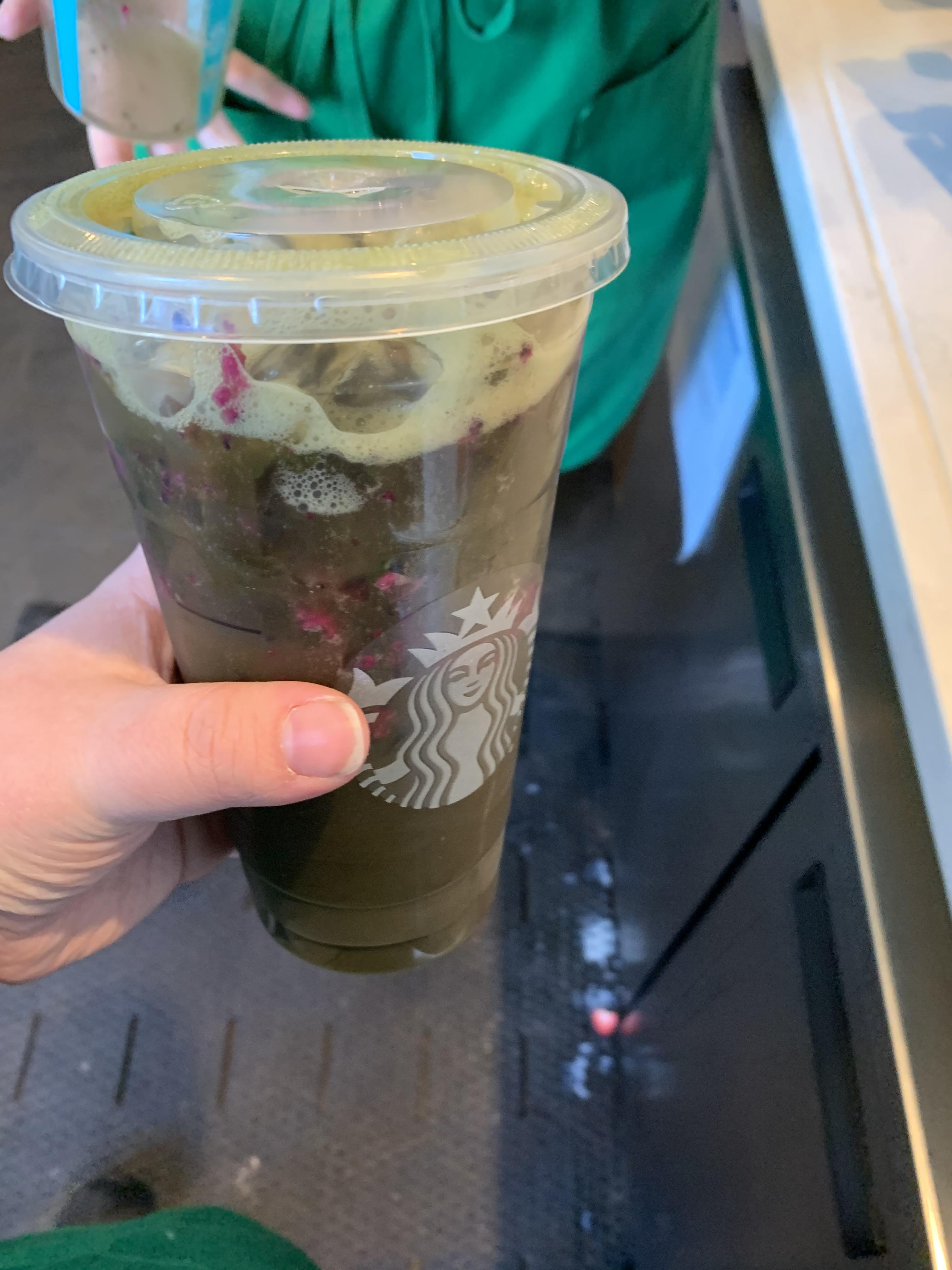 Had a customer order this today. Mango dragon fruit lemonade refresher