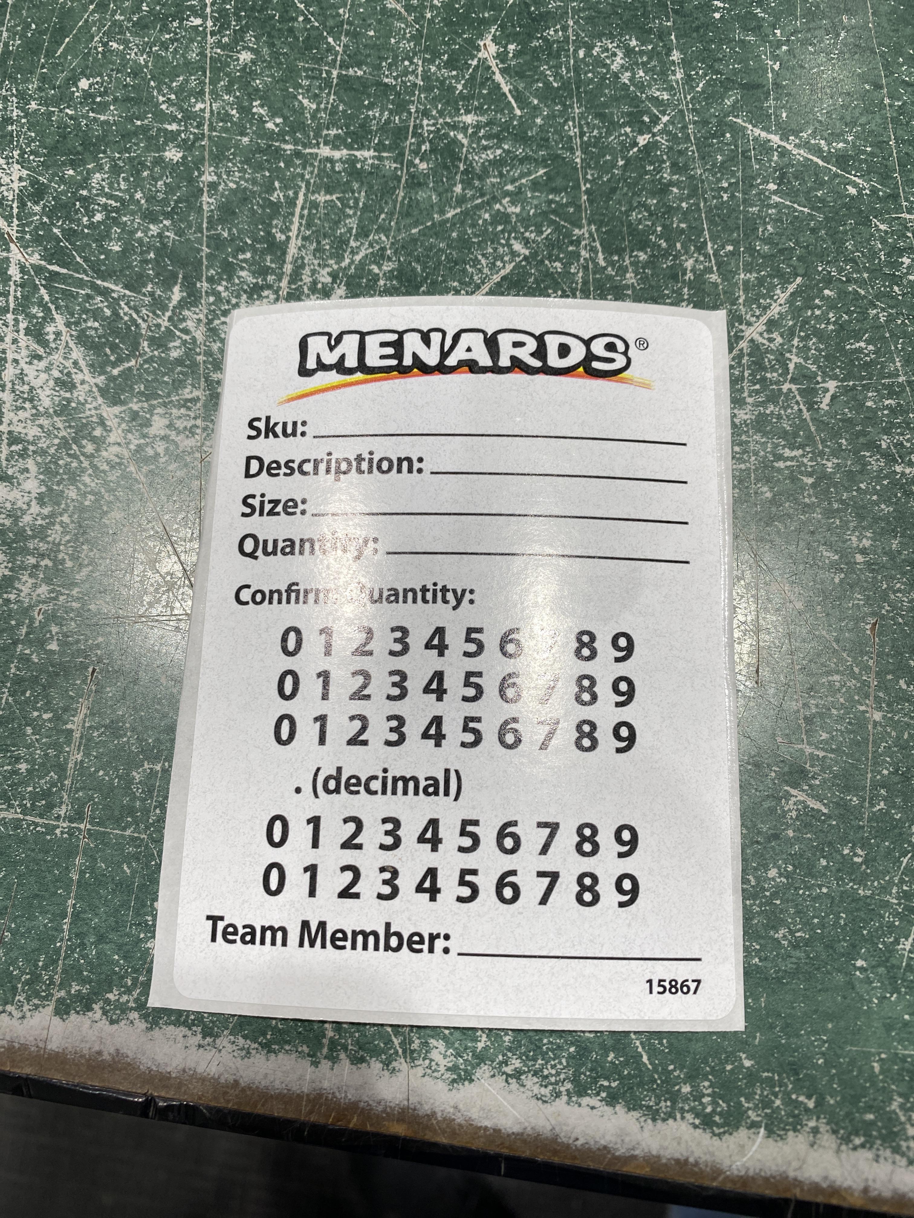 Floorcoverings sticker, does anyone know what this thing is called we