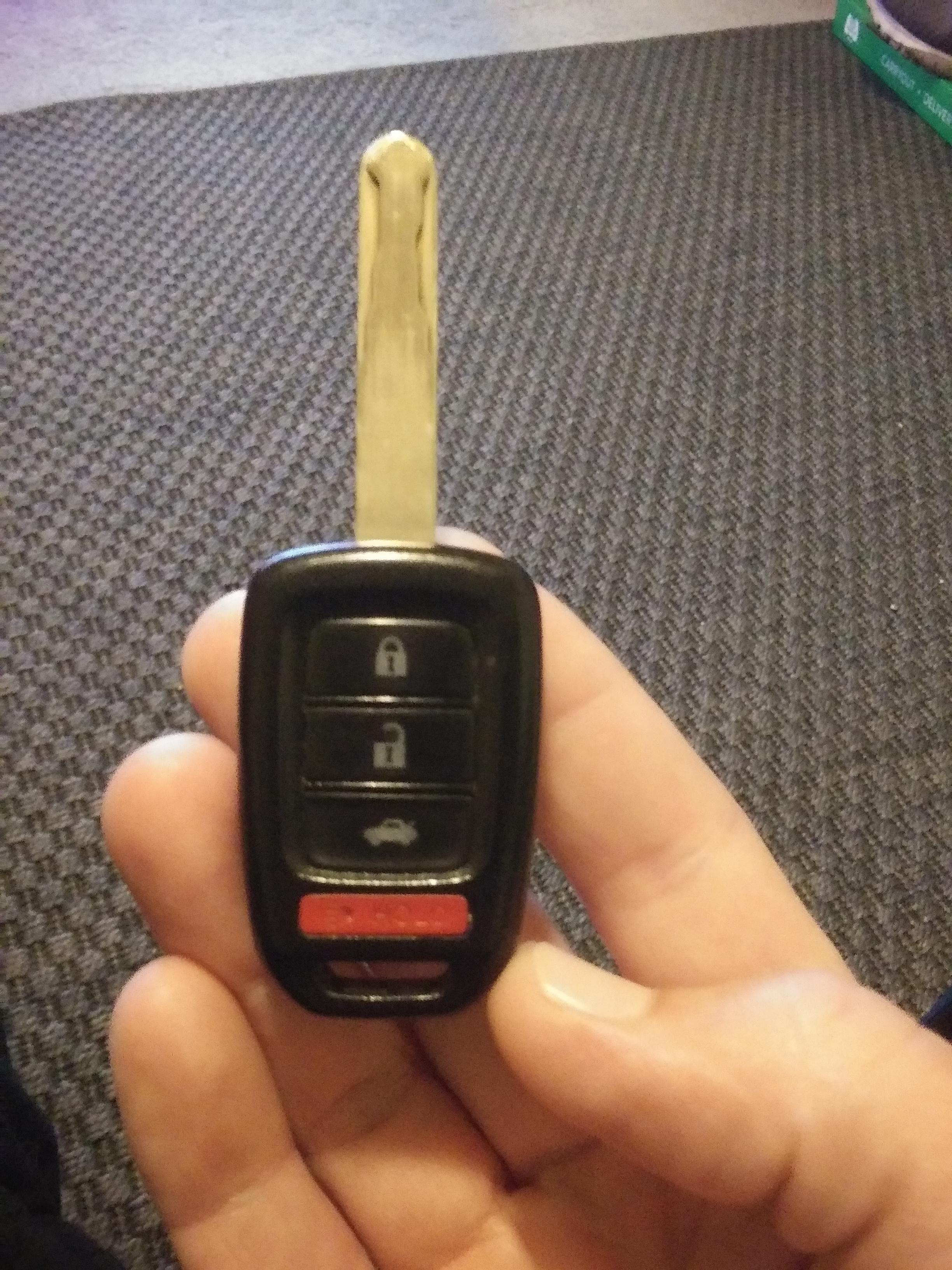 2016 civic lx. My key stopped locking/unlocking and opening the trunk