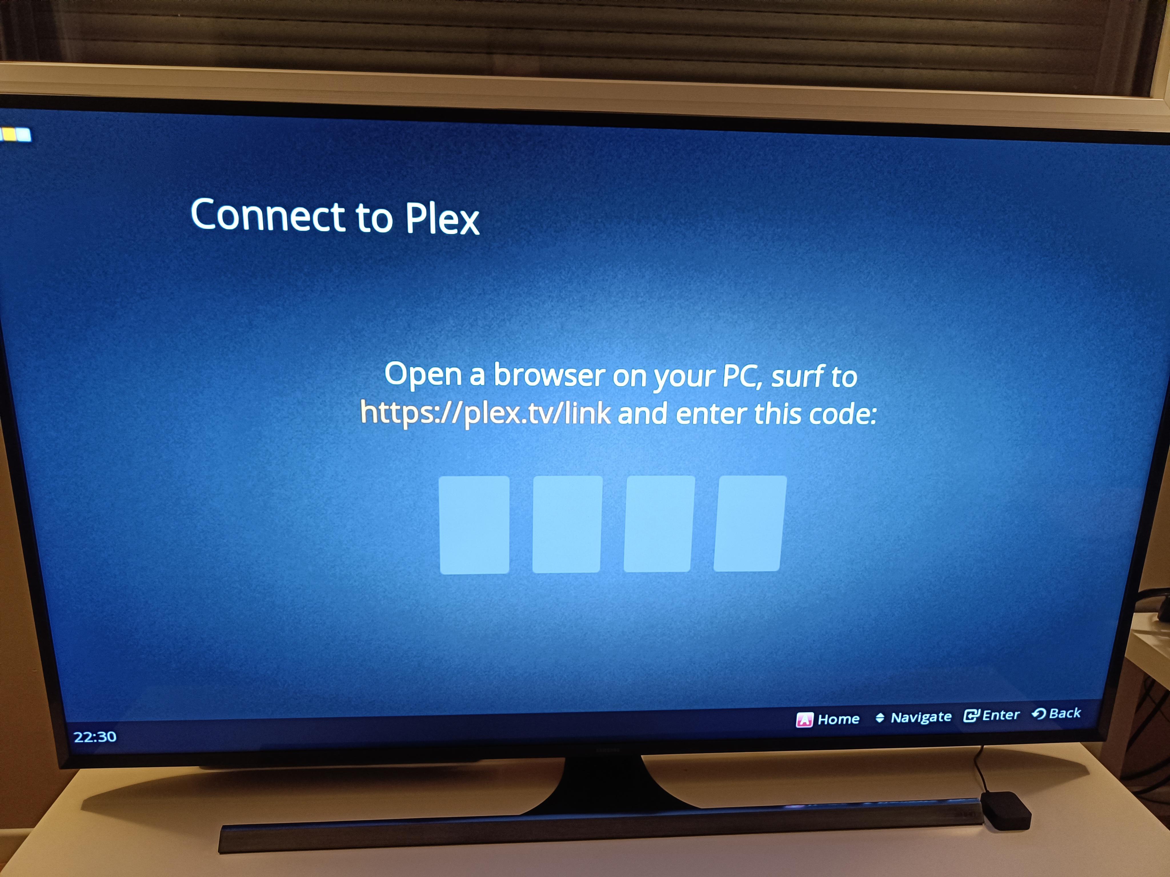 Why do I never get a code on my tv while I can connect to YouTube ? r