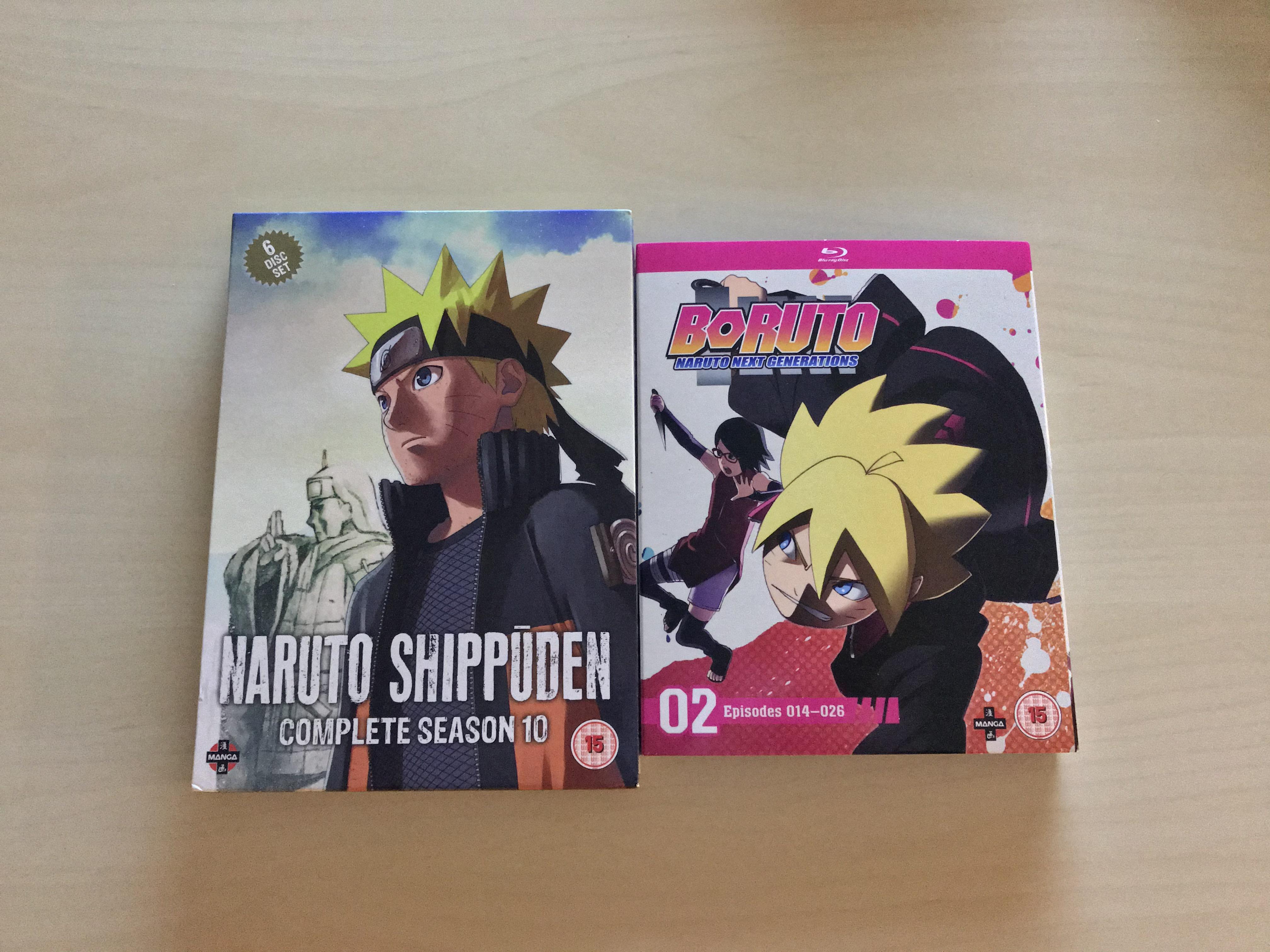 Naruto Shippuden Complete Season 10 and Boruto Part 2 Naruto