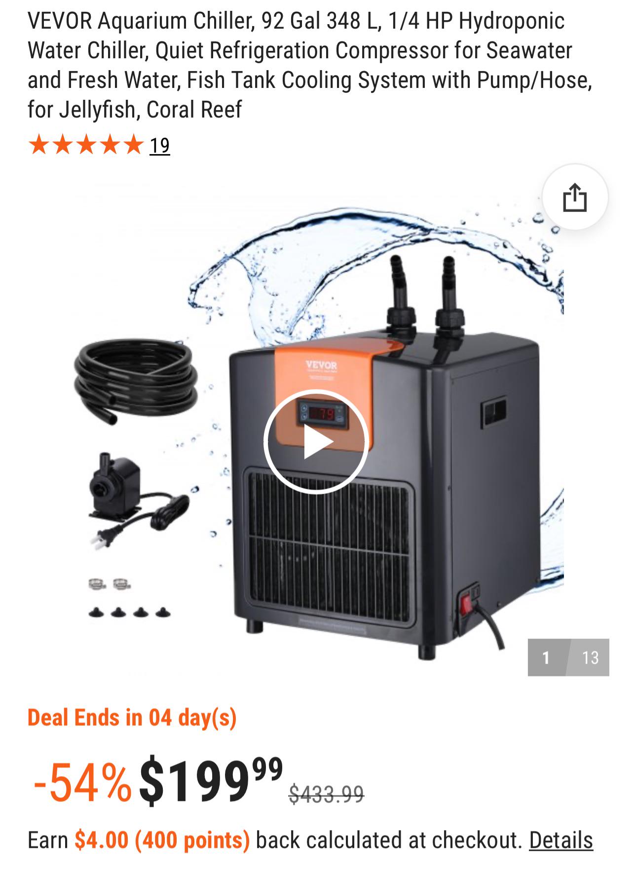 Water Chiller Set Up r/axolotls