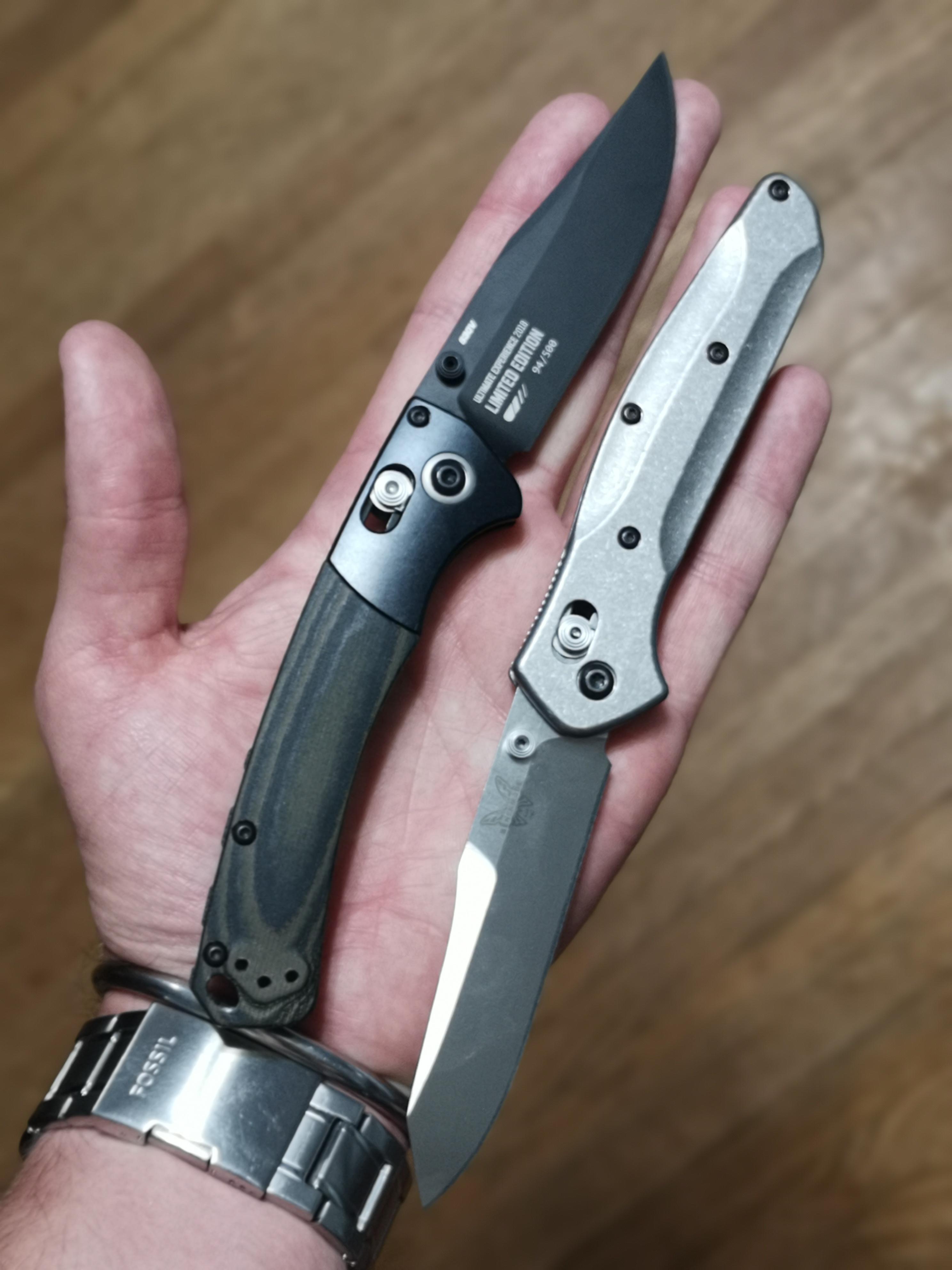 Today's carry, limited edition mini crooked River and 940 with
