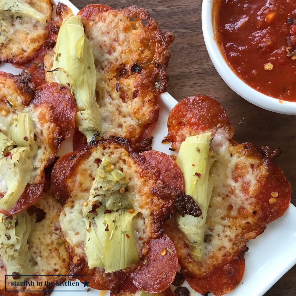 Keto Cheesy Pepperoni Bites r/ketorecipes