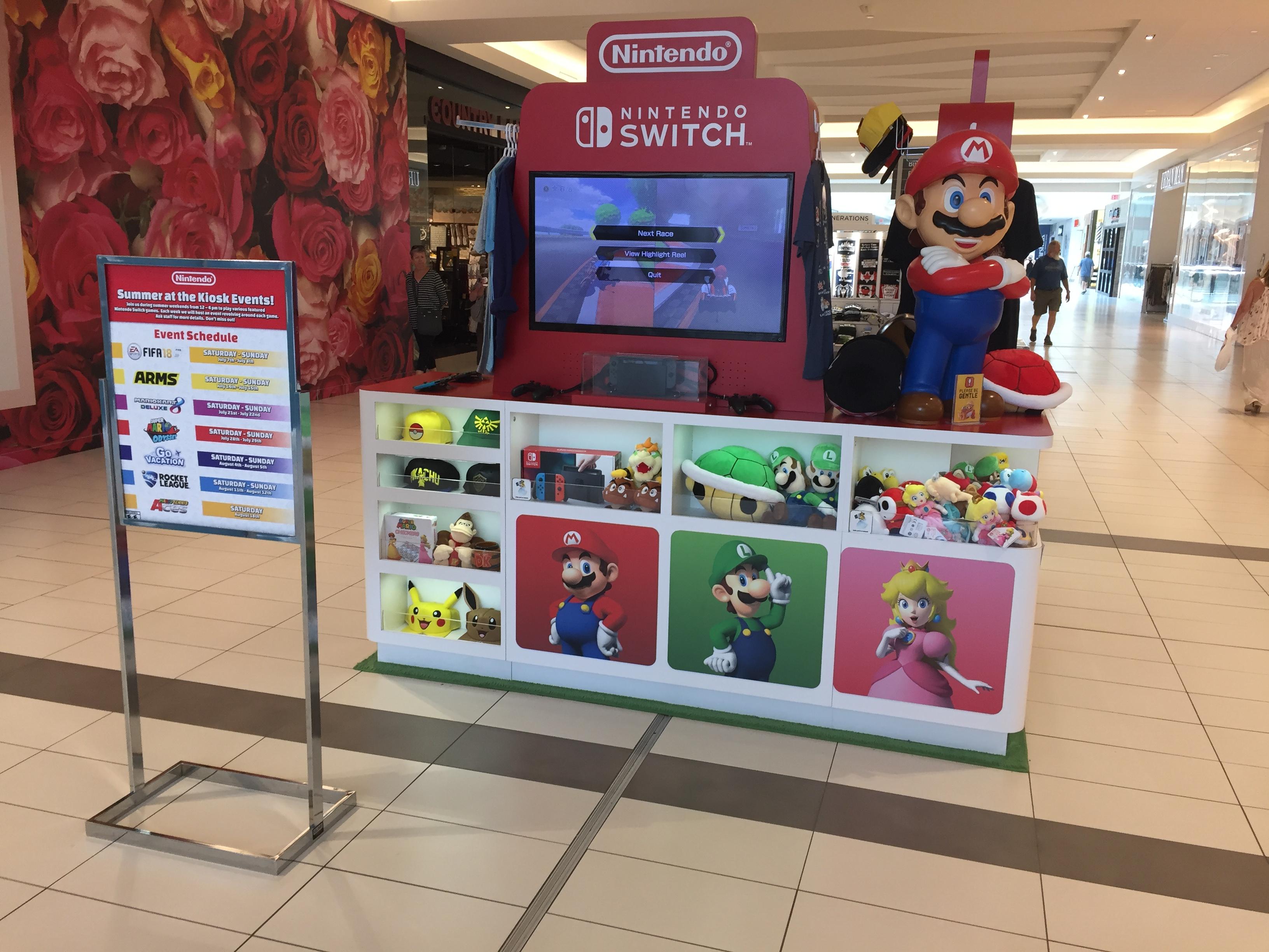 Nintendo Switch kiosk at Oshawa Centre, Ontario r/gaming