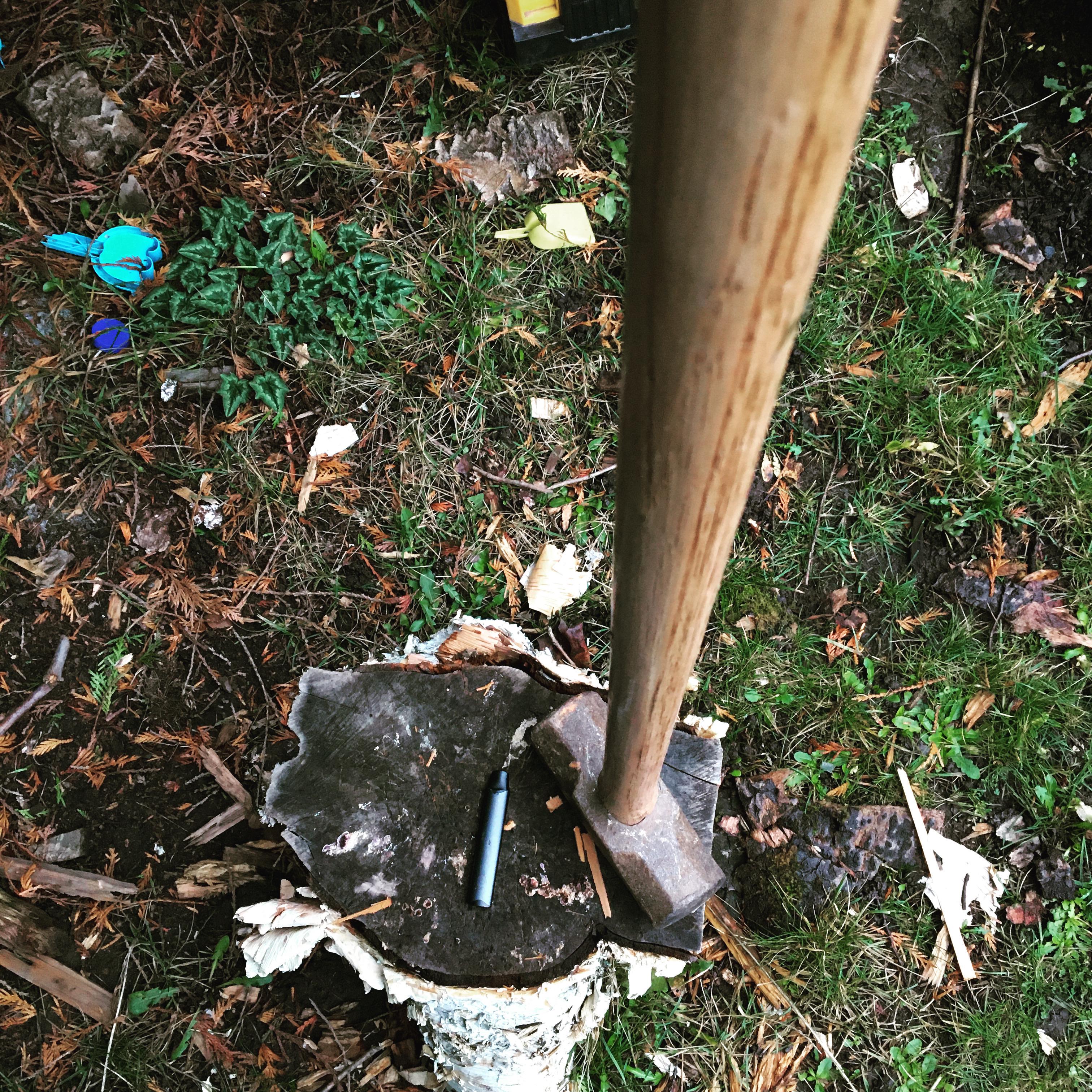 I smashed my vape with a sledgehammer today! r/QuitVaping