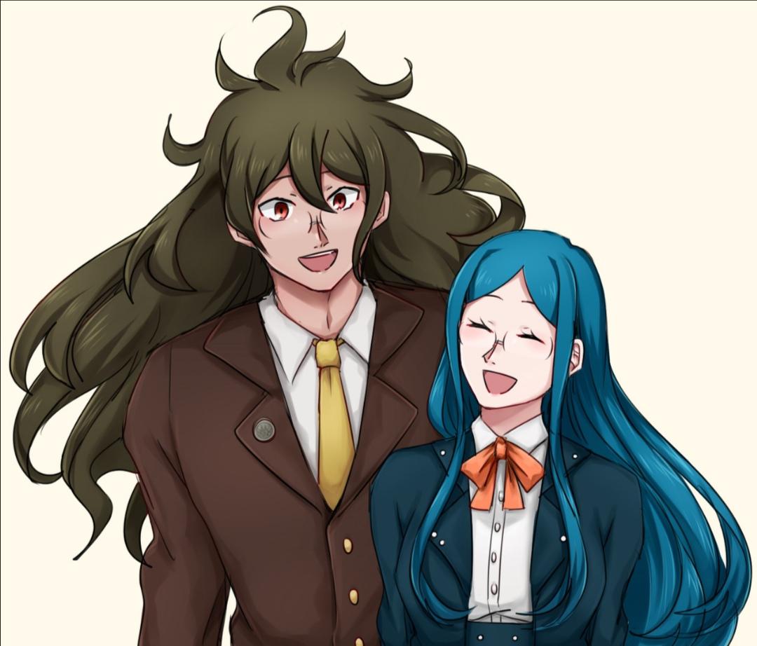 Gonta and Tsumugi smiling r/danganronpa