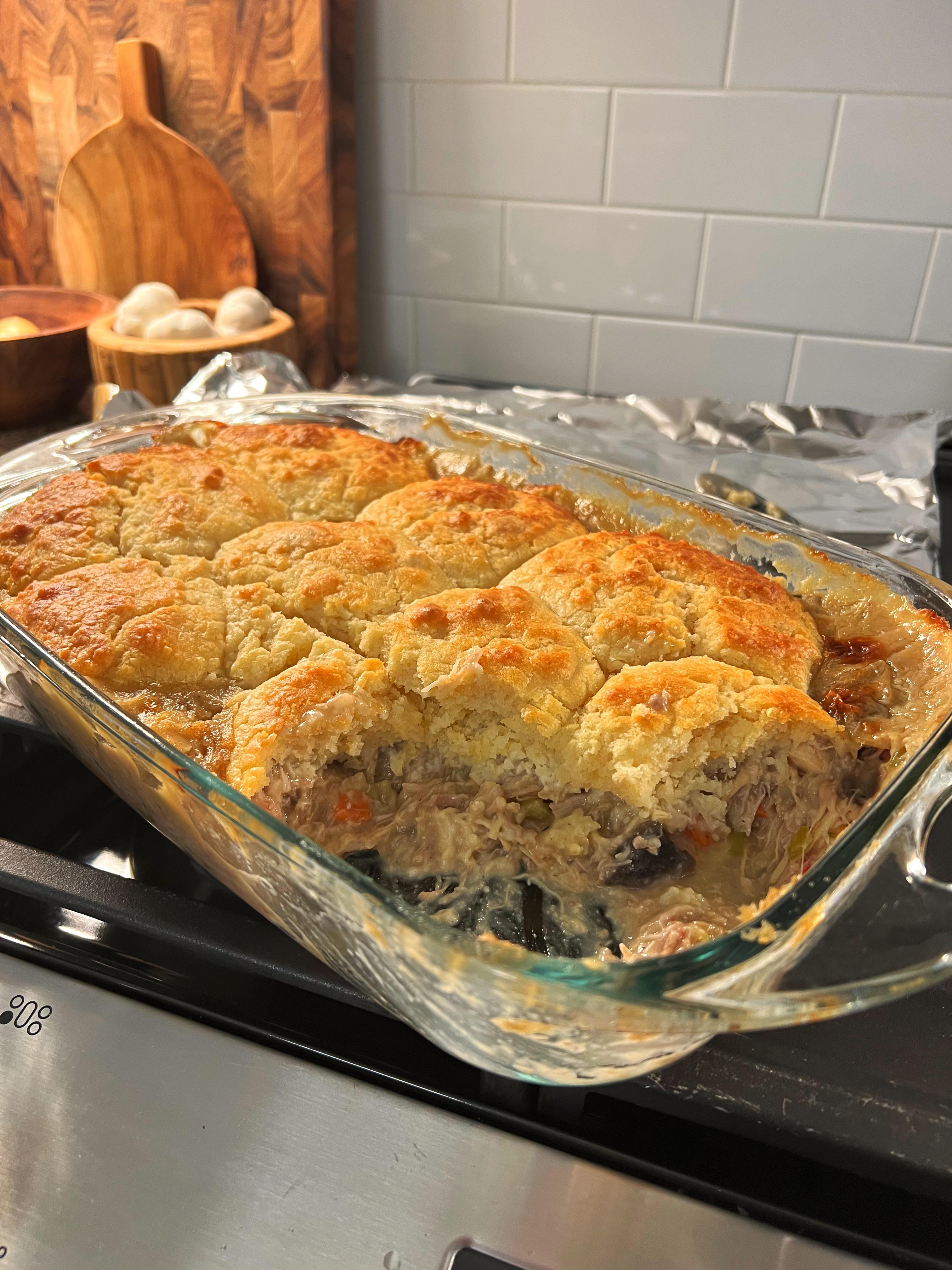 stella’s chicken pot pie with buttermilk biscuit r/seriouseats