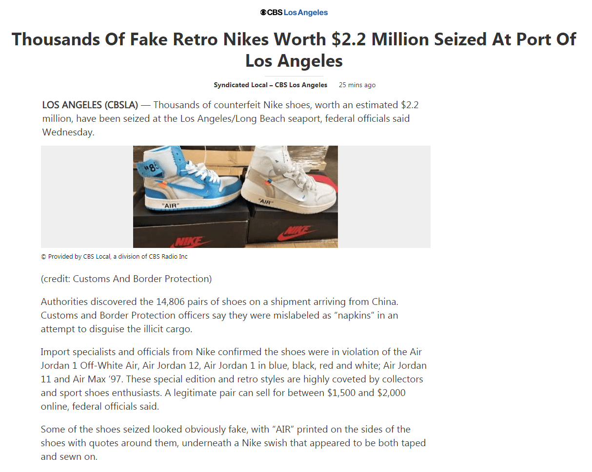 "Obviously fake" r/Sneakers