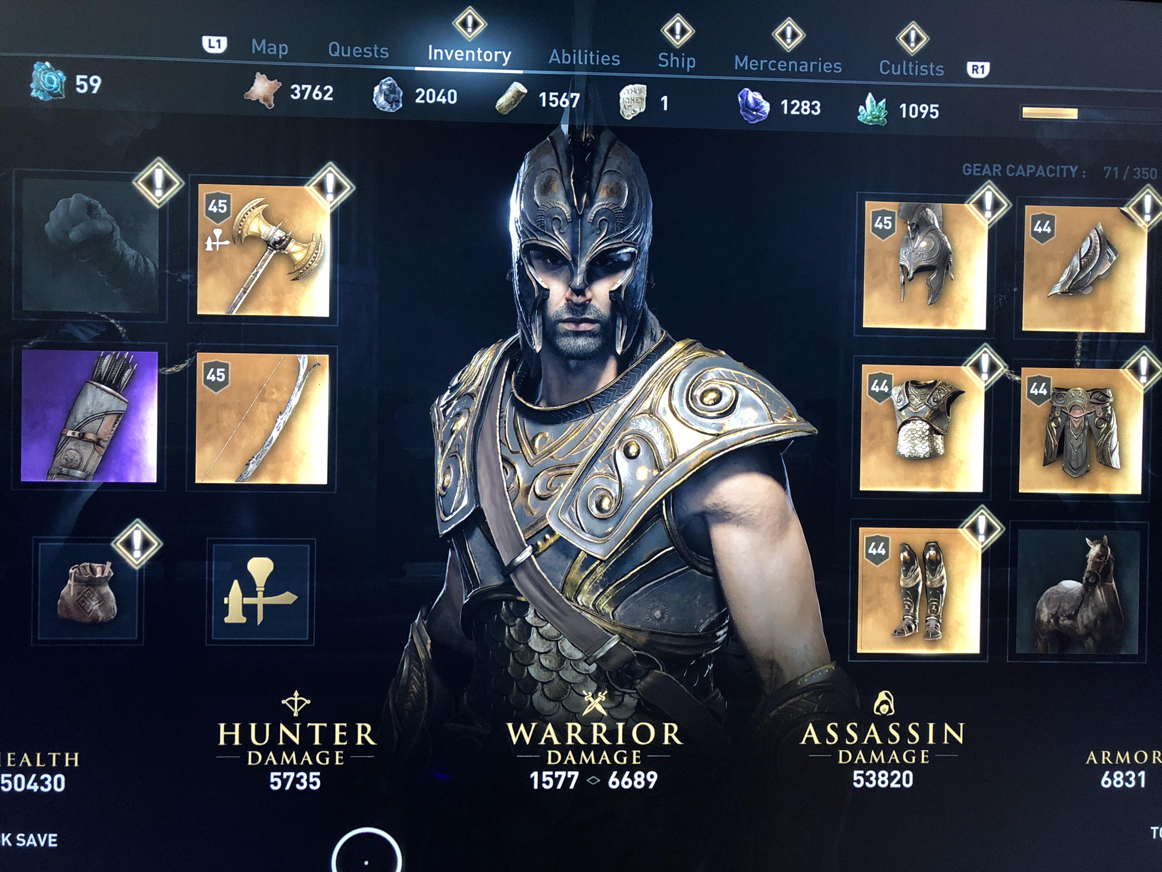 Achilles Set...finally got it. r/AssassinsCreedOdyssey