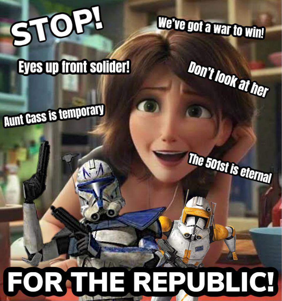 I think Aunt Cass is a Simp Lord r/PrequelMemes