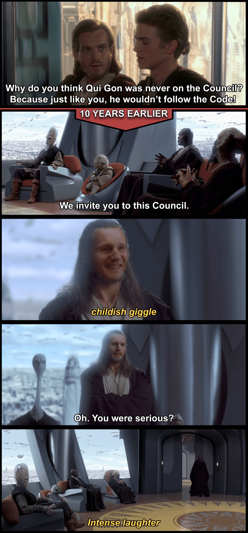 342 best Qui Gon Jinn images on Pholder Prequel Memes, Star Wars and