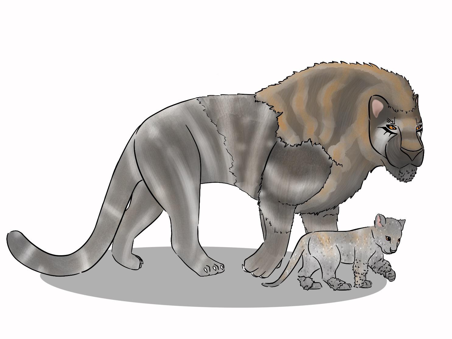 Charcharadontotherium, when cats try to be bears r/SpeculativeEvolution