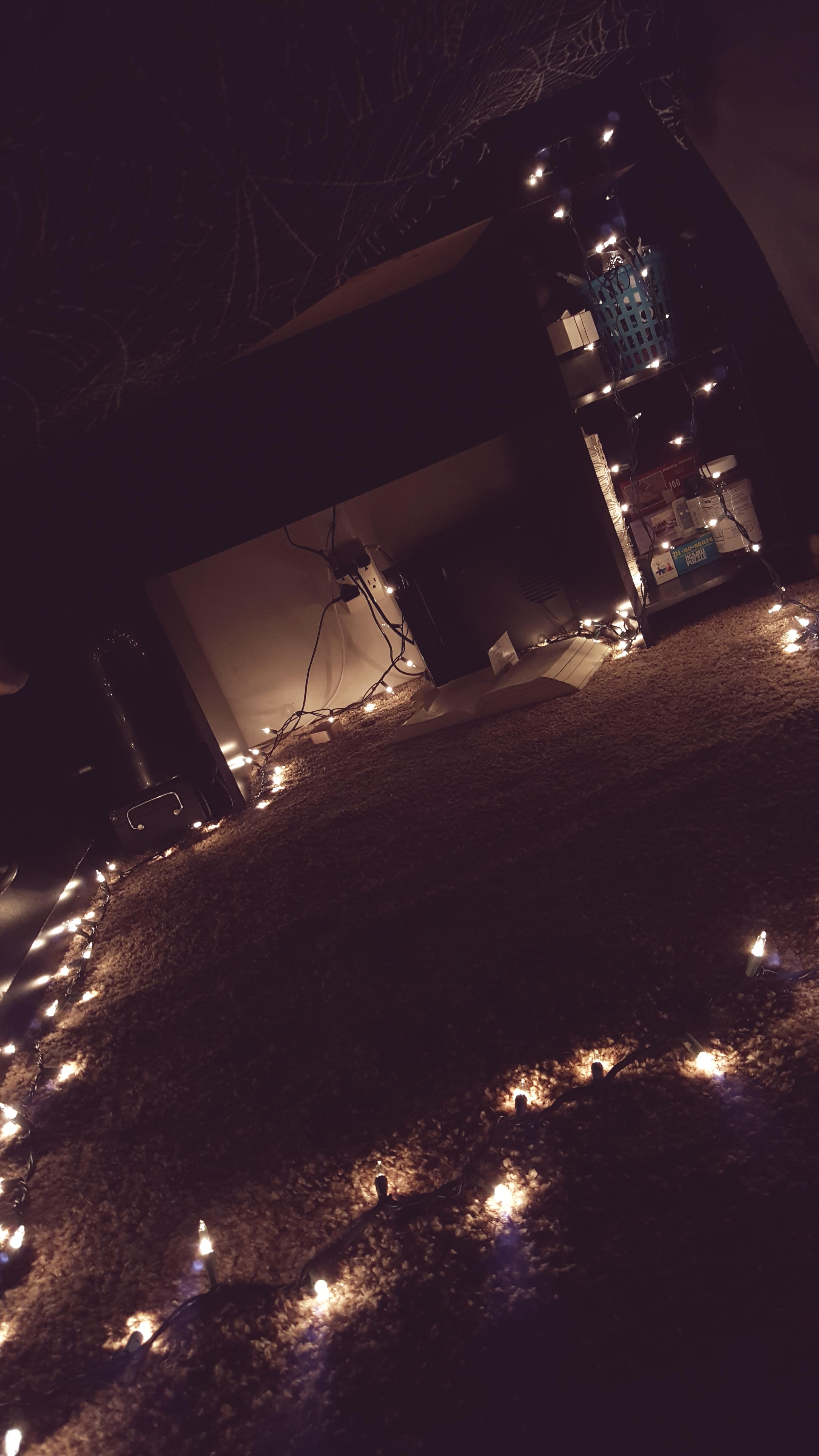 My blanket fort with fairy lights and a book. r/CozyPlaces