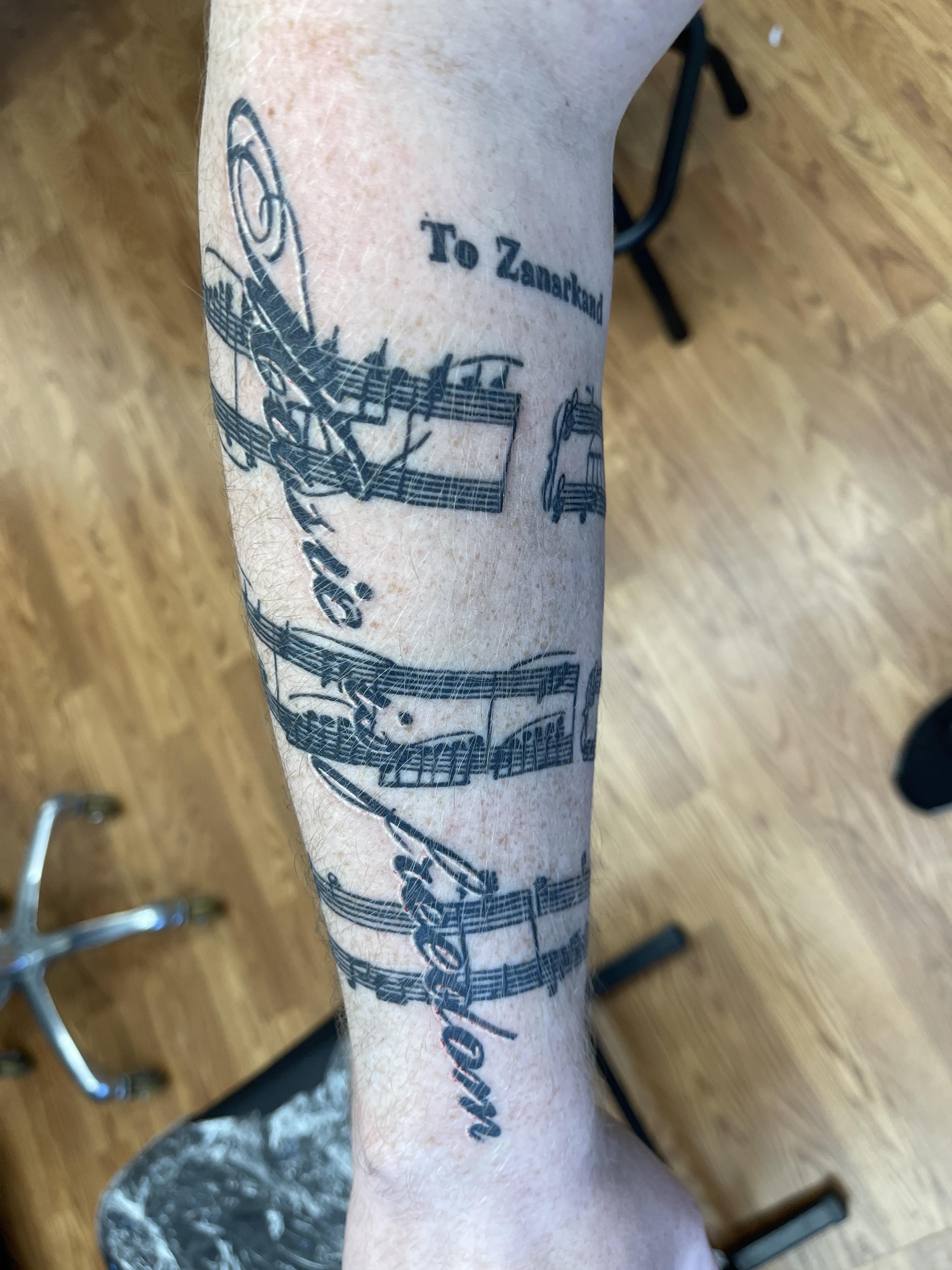 Got my tattoo touched up today. Great job as always by Daniel Stowers