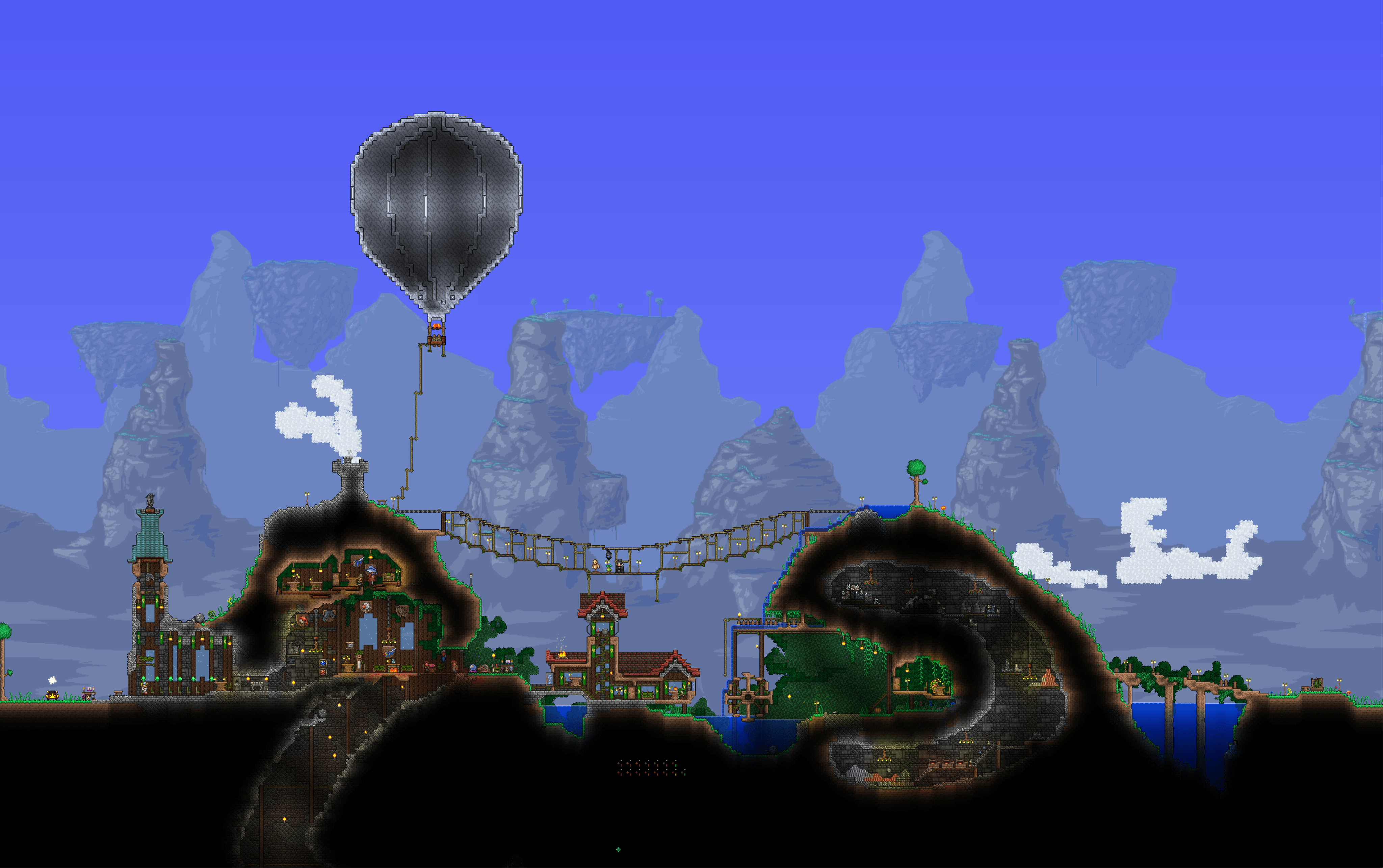 Part six now, I was suggested to put something in the sky. I did so