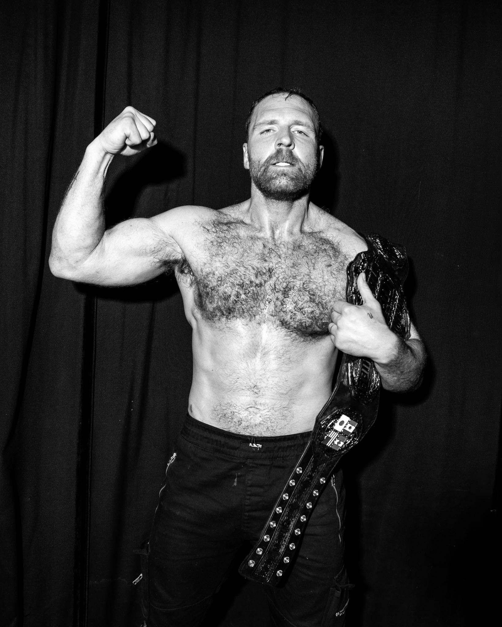 Portrait I took of *GCW World Title Winner* after Hammerstein Ballroom