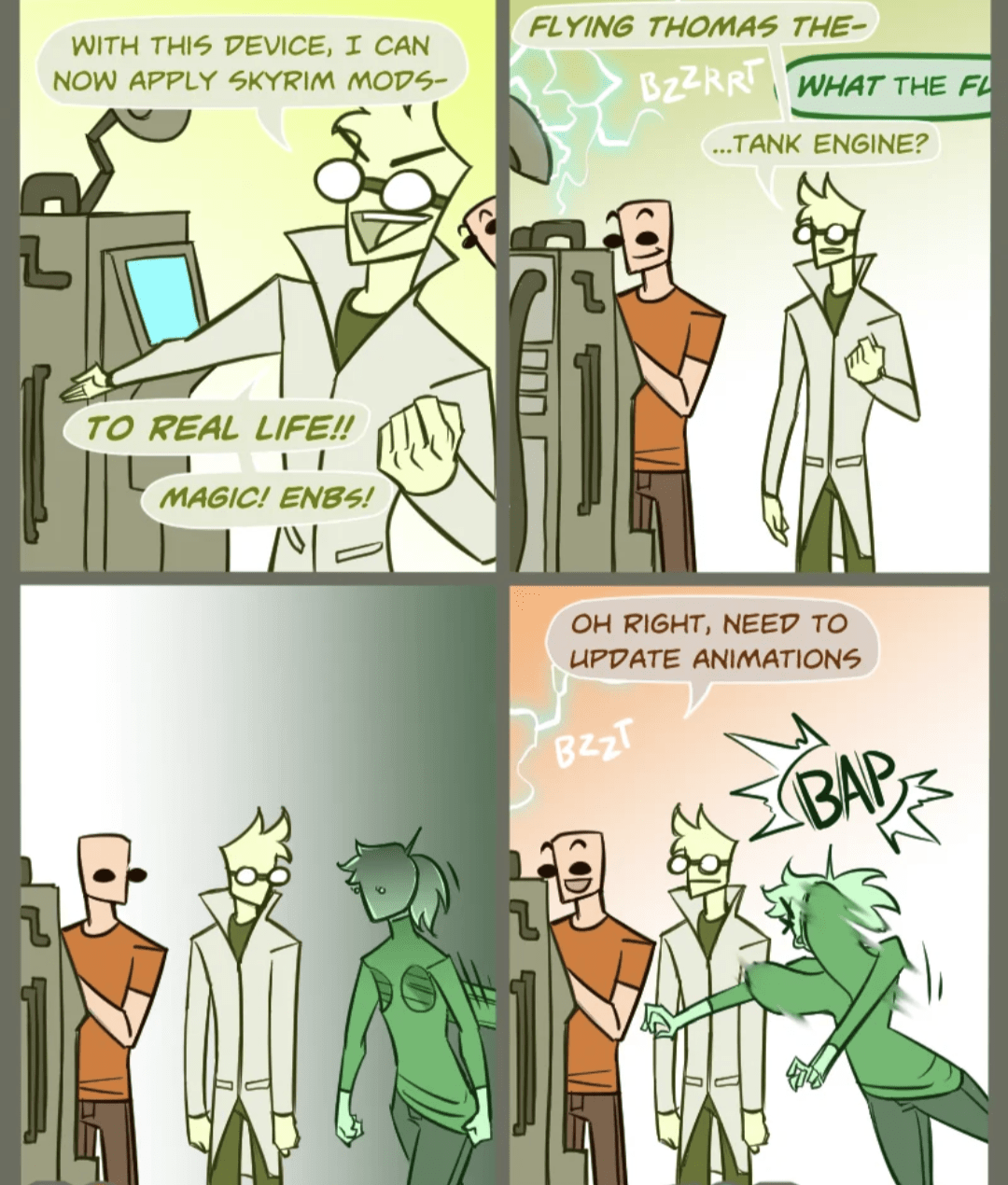 Libright and Emily's Epic Fail (Funnie Color included). r