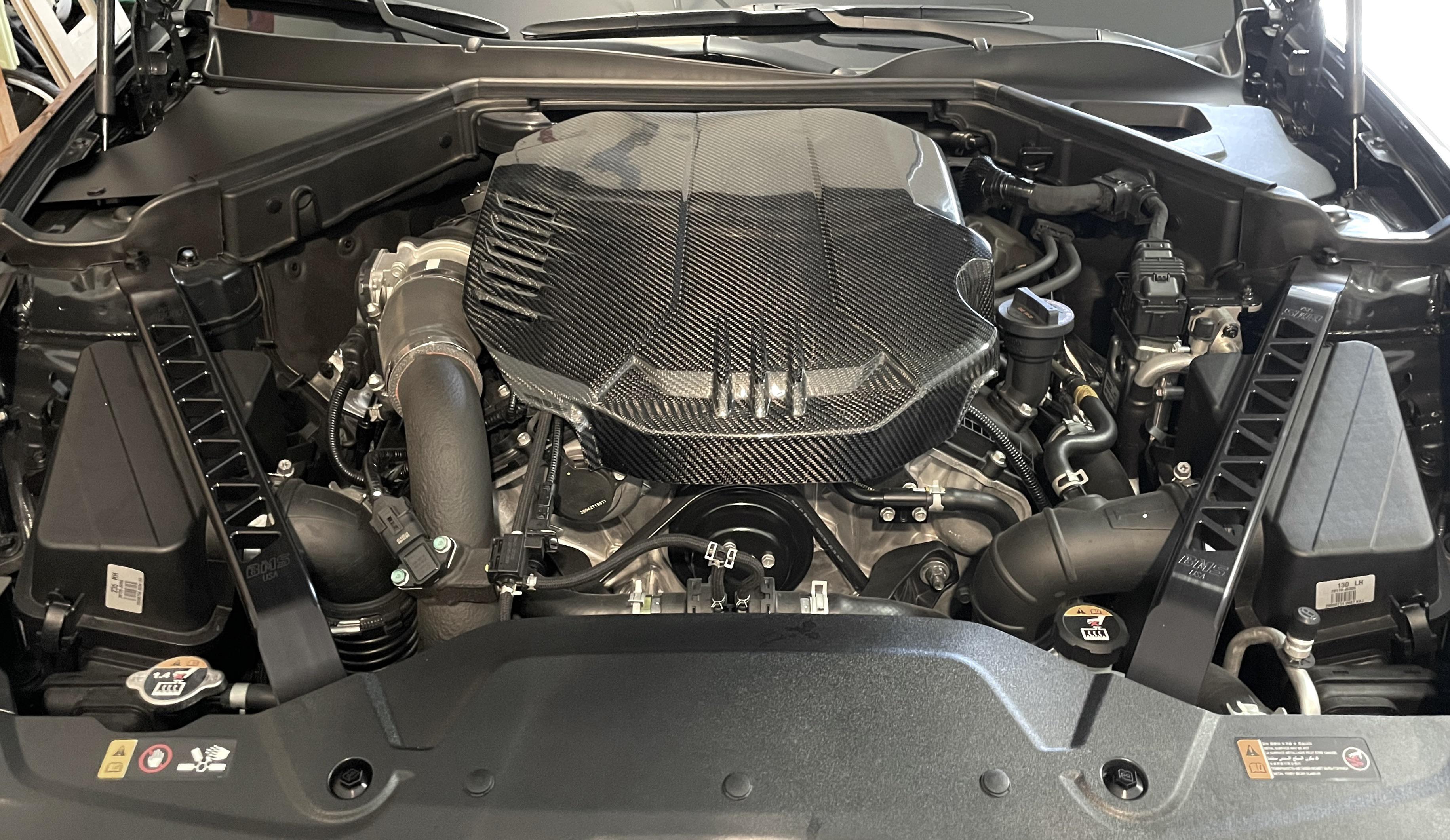 The engine bay was too colorful. : r/kiastinger